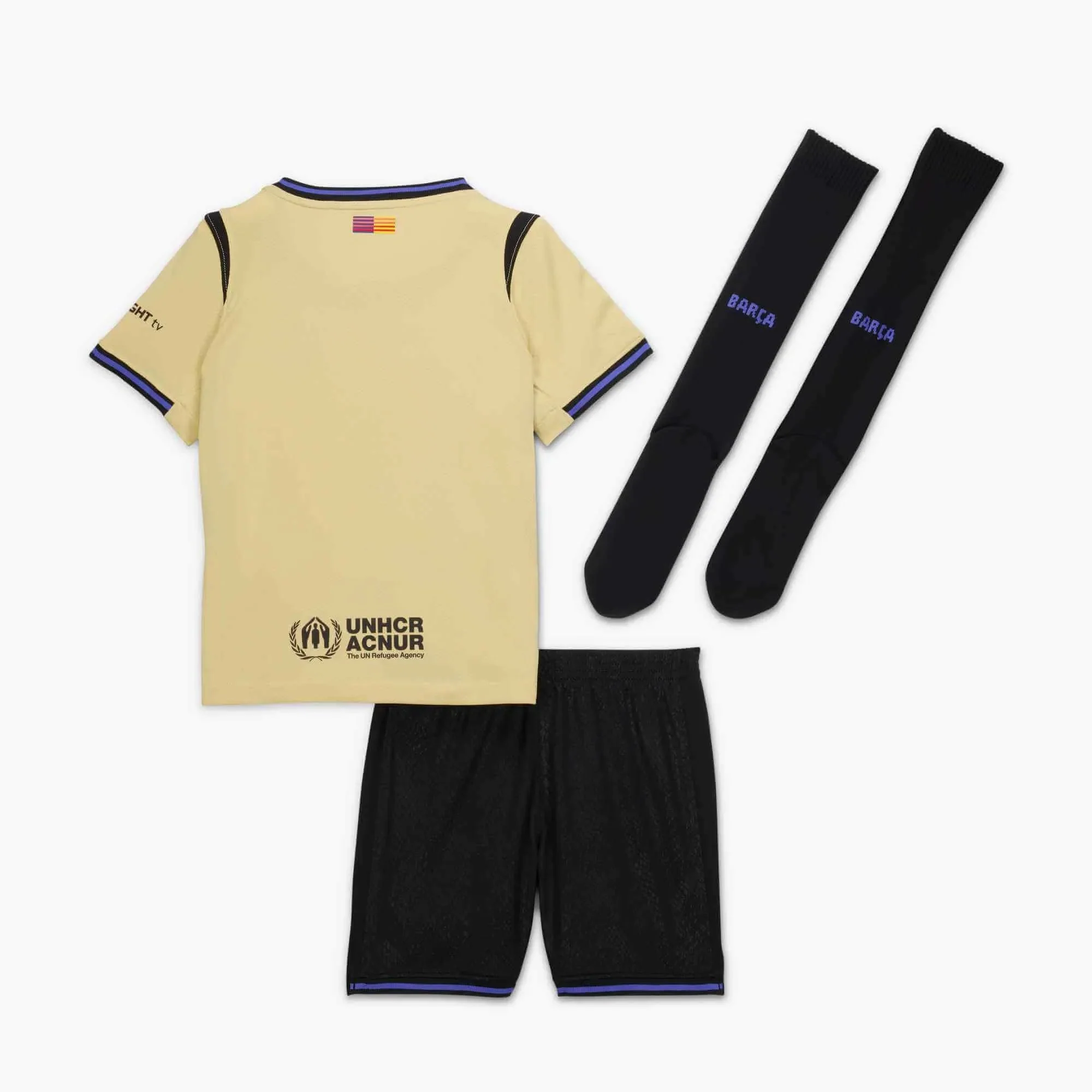 Nike 2025-26 Barcelona Little Kids' Stadium Away Kit - Image 2