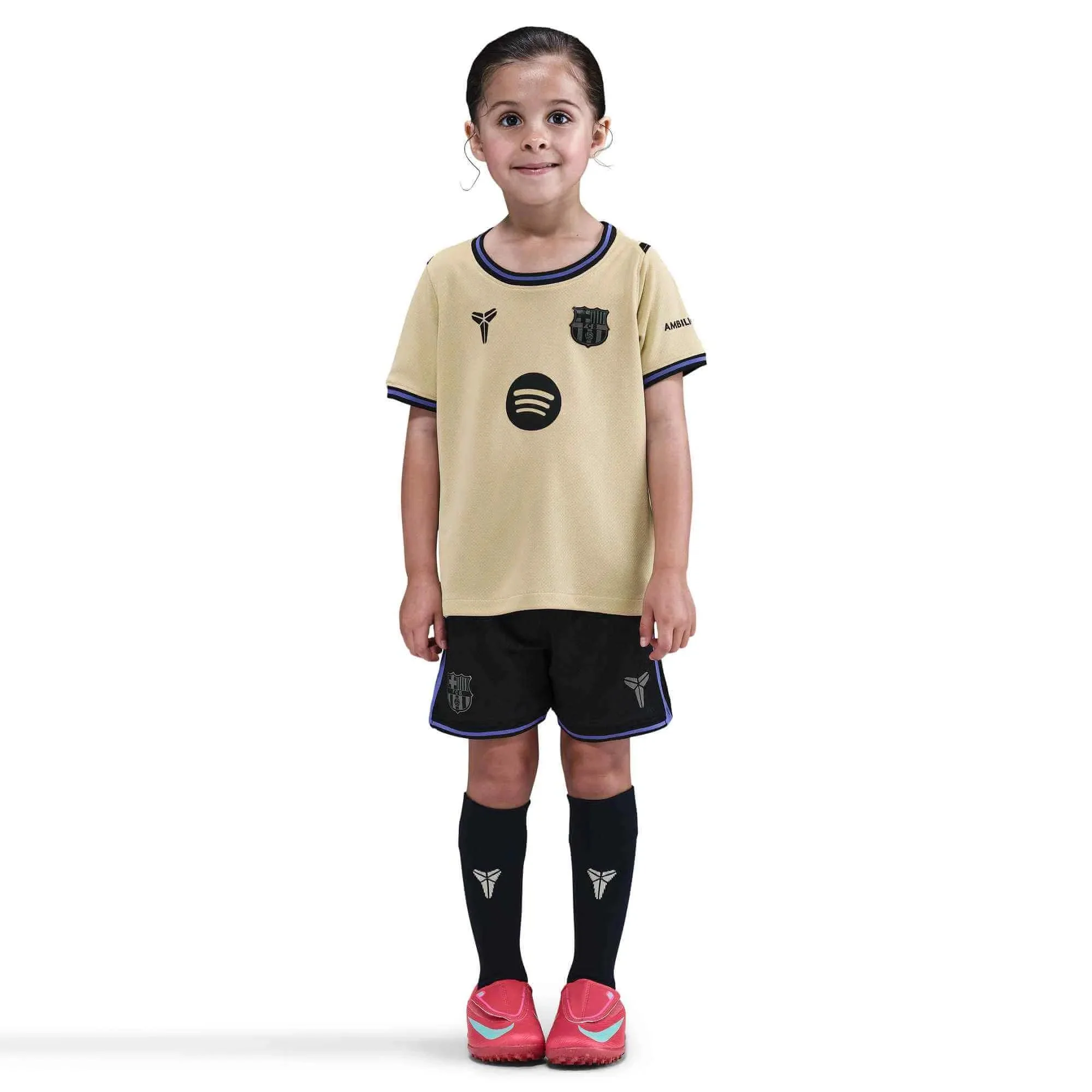 Nike 2025-26 Barcelona Little Kids' Stadium Away Kit - Image 3