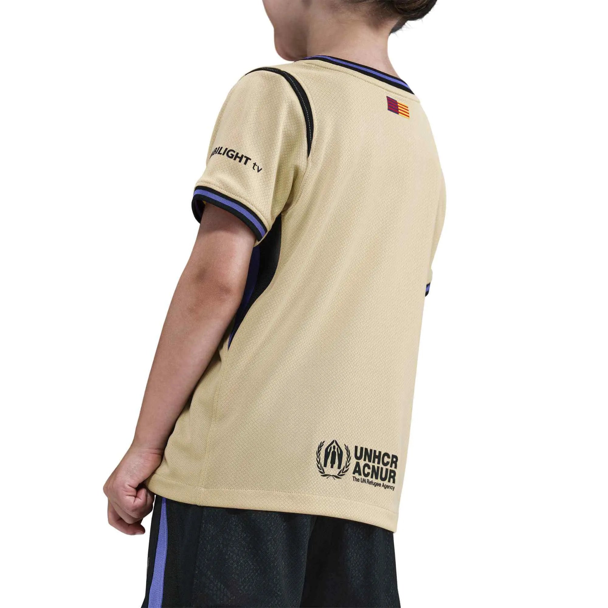 Nike 2025-26 Barcelona Little Kids' Stadium Away Kit - Image 7