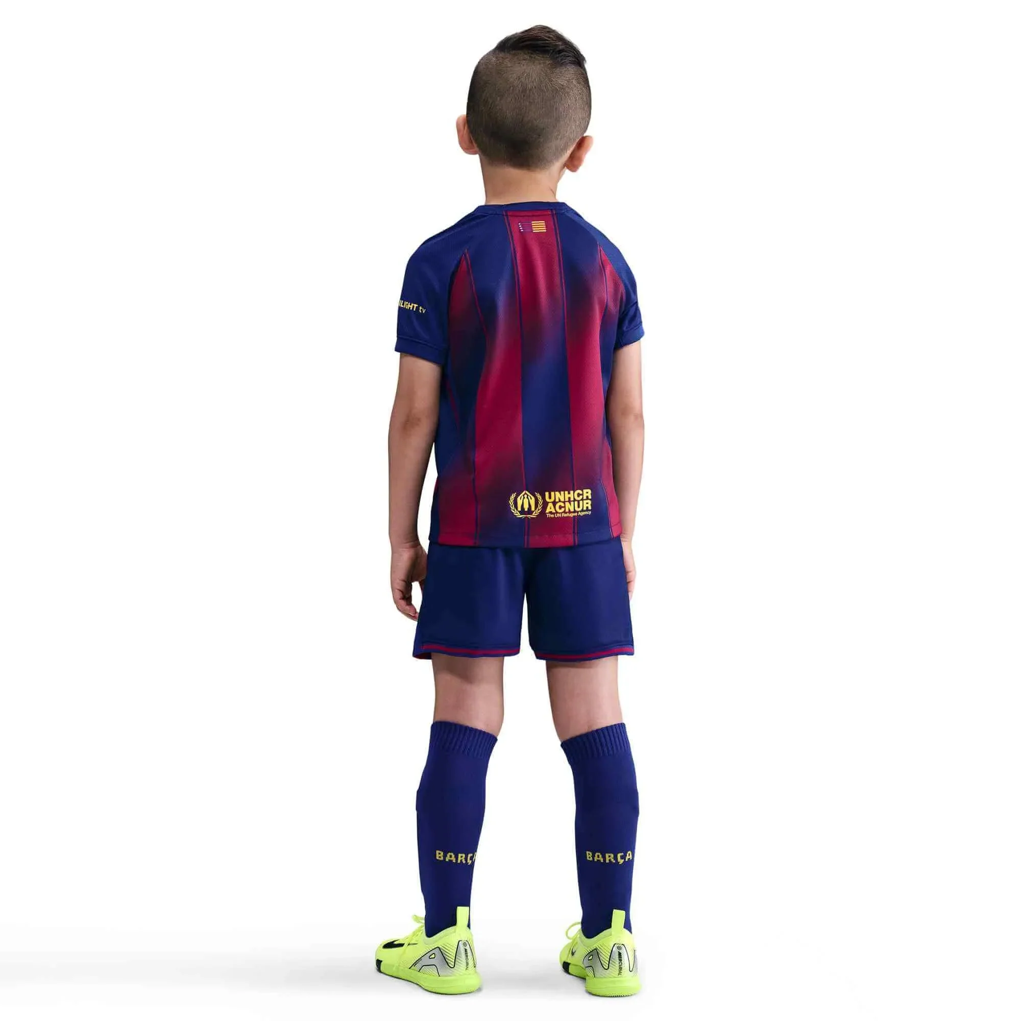 Nike 2025-26 Barcelona Little Kids' Stadium Home Kit - Image 4