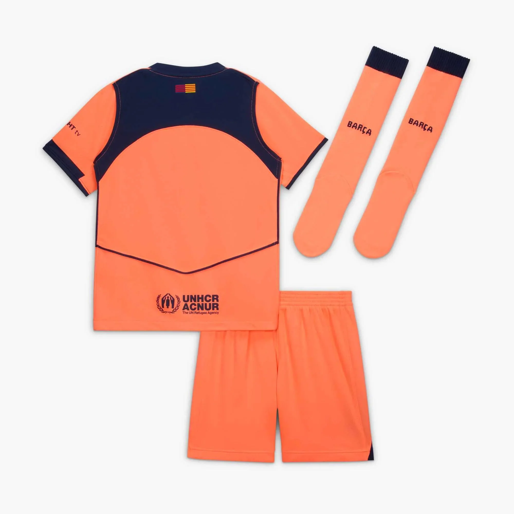 Nike 2025-26 Barcelona Little Kids' Stadium Third Kit - Image 2