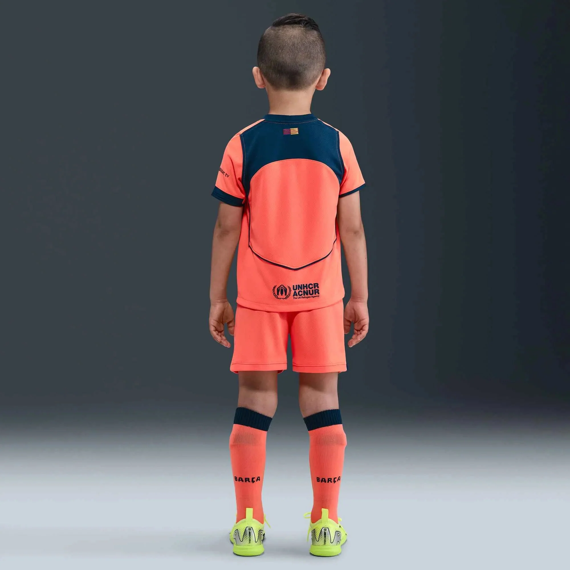 Nike 2025-26 Barcelona Little Kids' Stadium Third Kit - Image 4