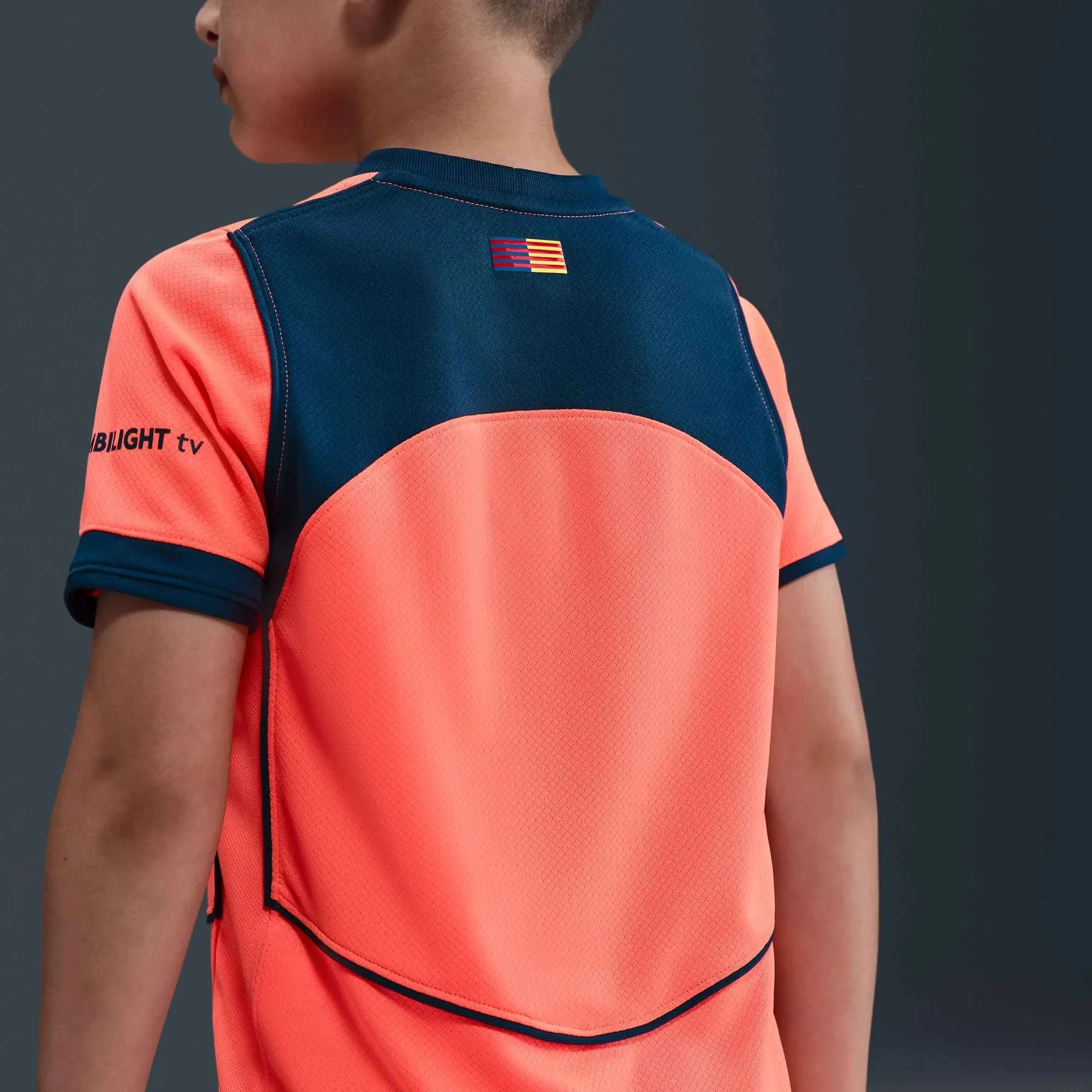 Nike 2025-26 Barcelona Little Kids' Stadium Third Kit - Image 7