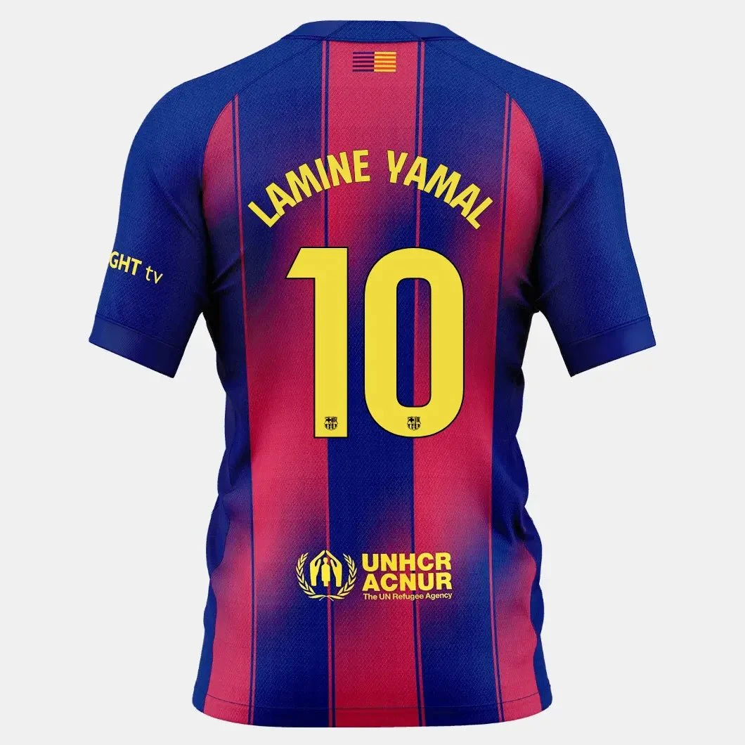 Nike 2025-26 Barcelona Men's Authentic Home Soccer Jersey - Image 6