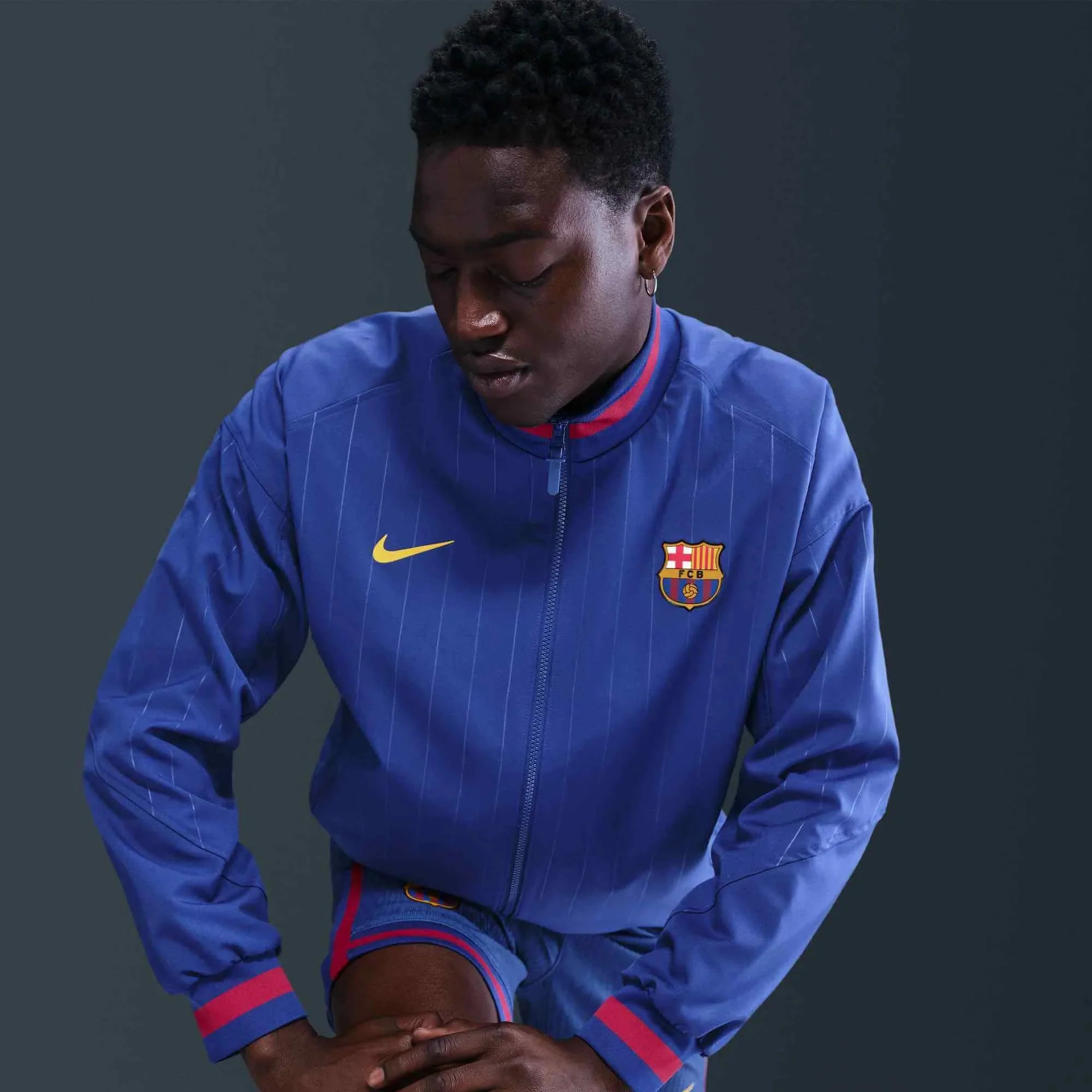 Nike 2025-26 Barcelona Men's Strike Anthem Jacket - Image 5