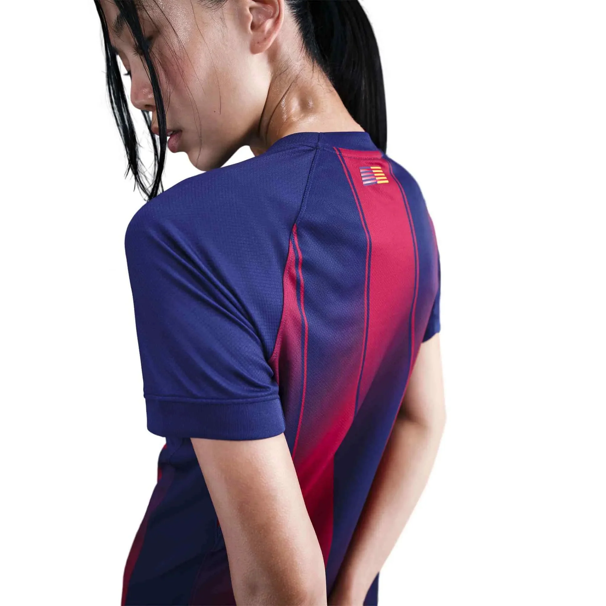 Nike 2025-26 Barcelona Women's Stadium Home Soccer Jersey (No Sponsor) - Image 5