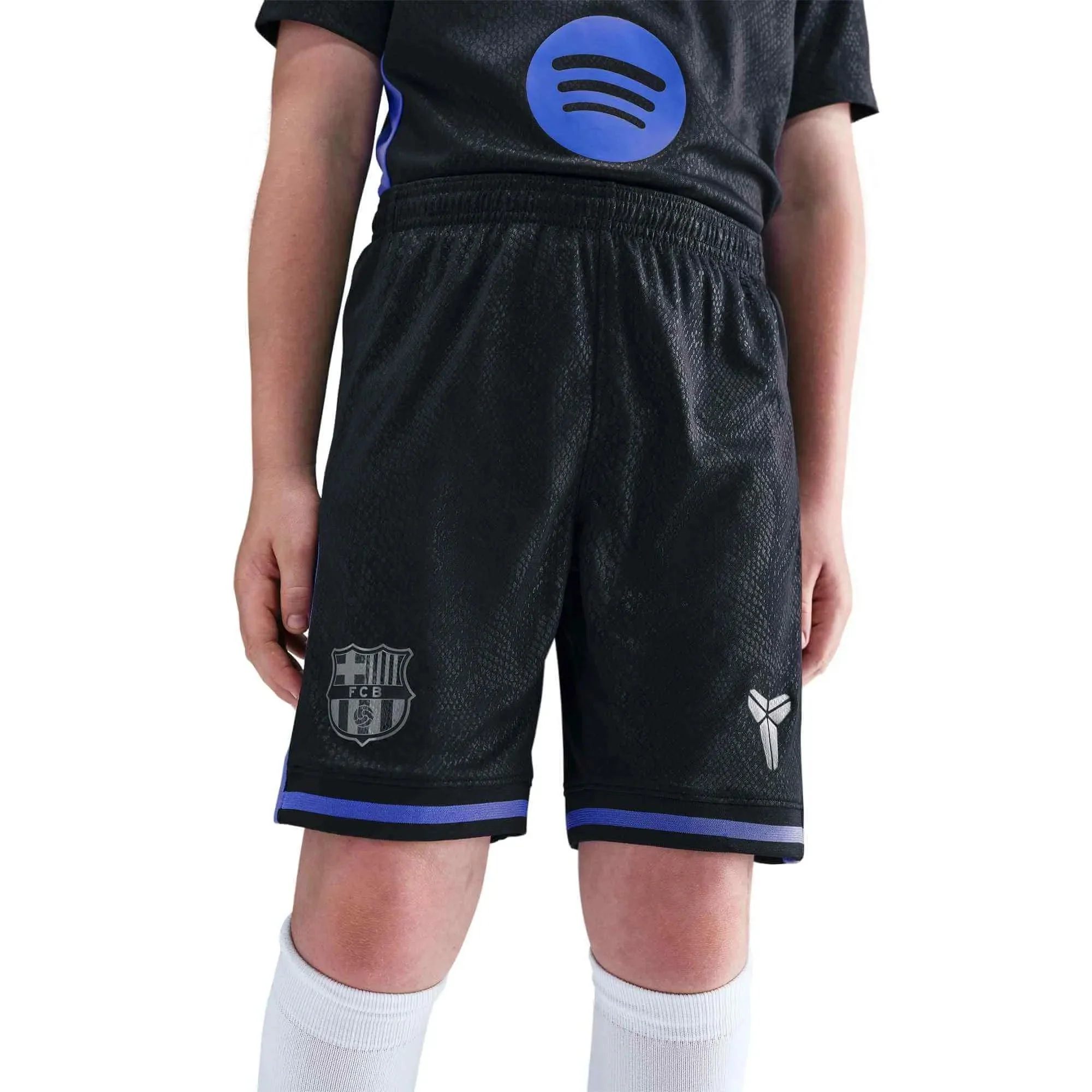 Nike 2025-26 Barcelona Youth Stadium Away Shorts - Image 4