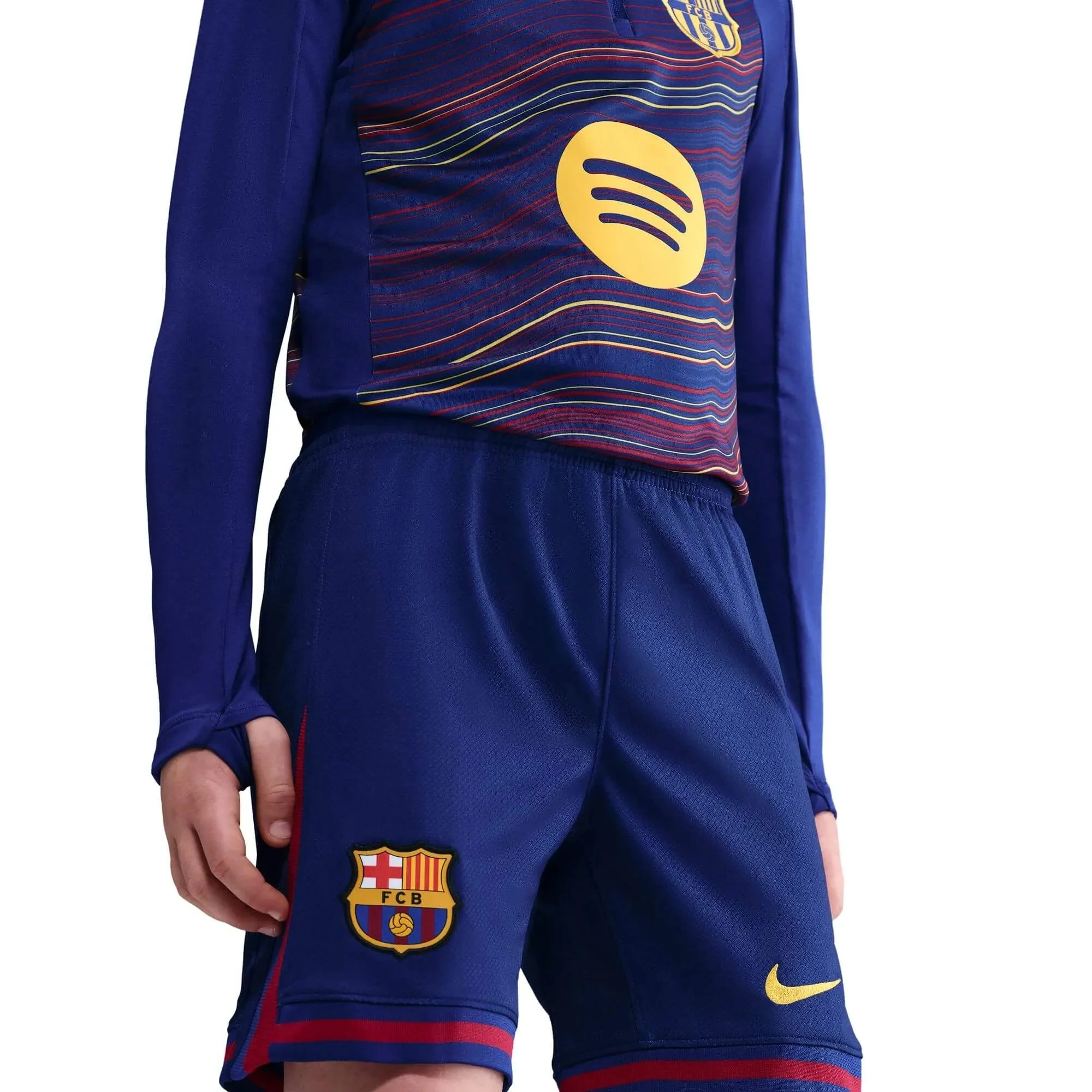 Nike 2025-26 Barcelona Youth Stadium Home Shorts - Image 5