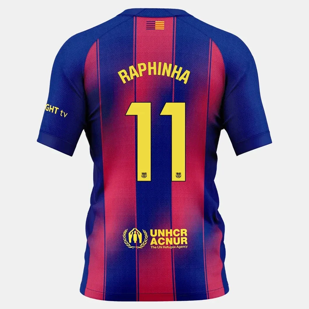 Nike 2025-26 Barcelona Men's Stadium Home Soccer Jersey - Image 9