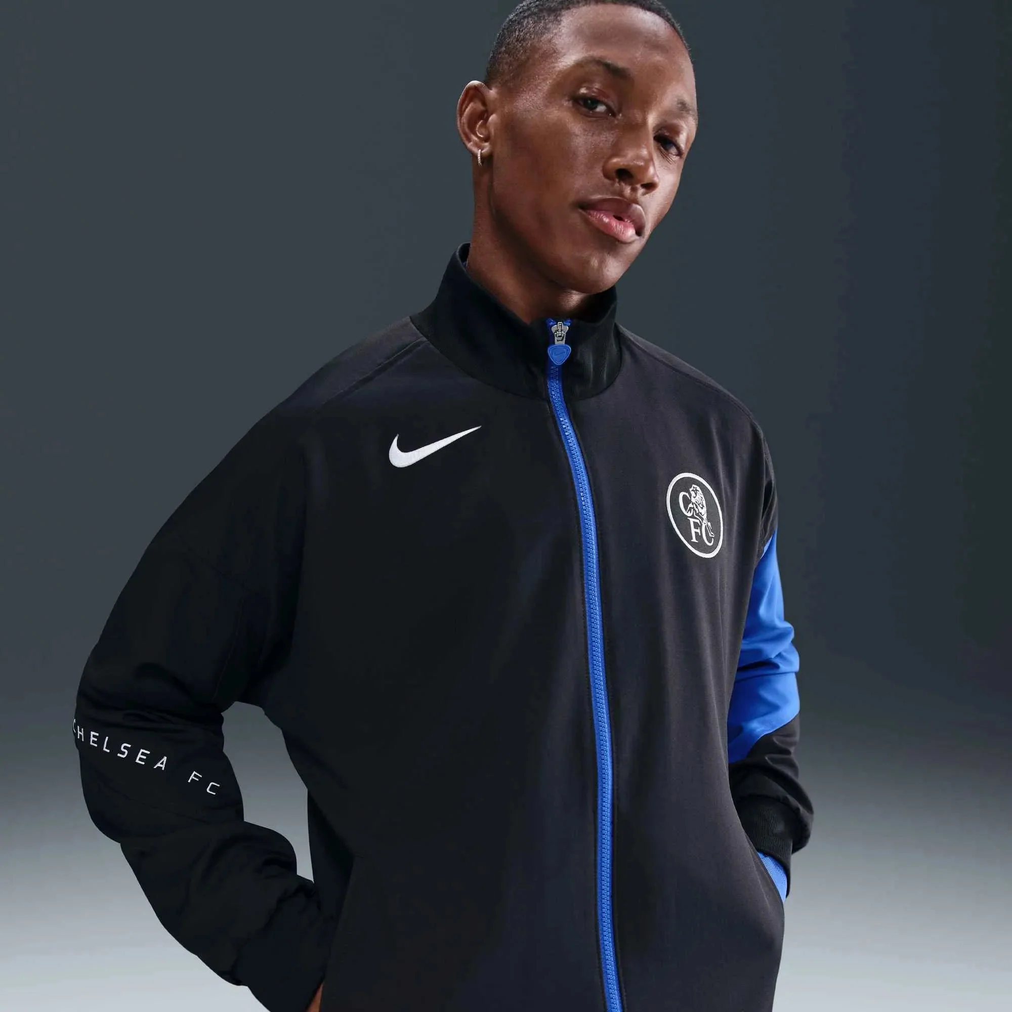 Nike 2025-26 Chelsea Men's Strike Third Anthem Jacket - Image 4