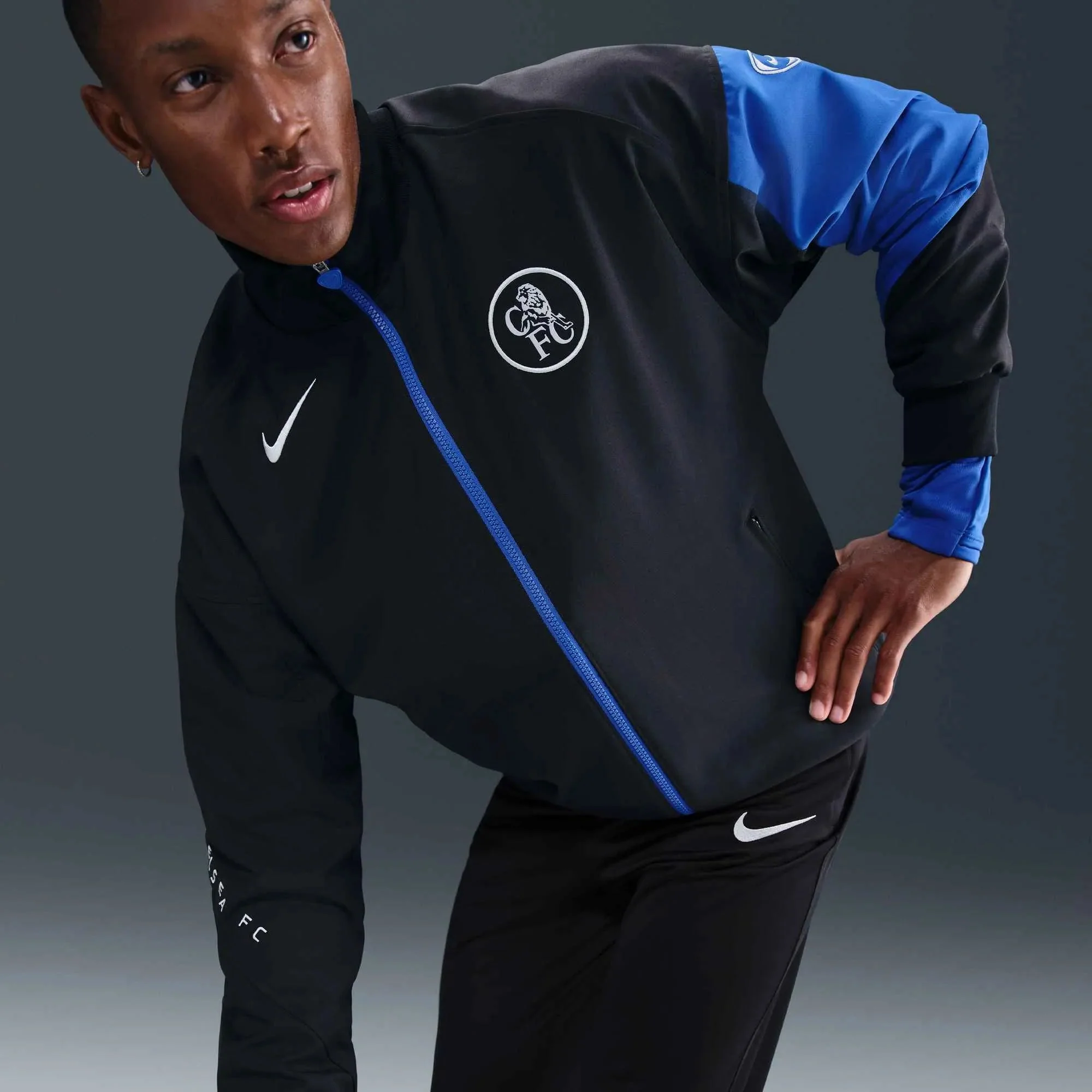 Nike 2025-26 Chelsea Men's Strike Third Anthem Jacket - Image 5