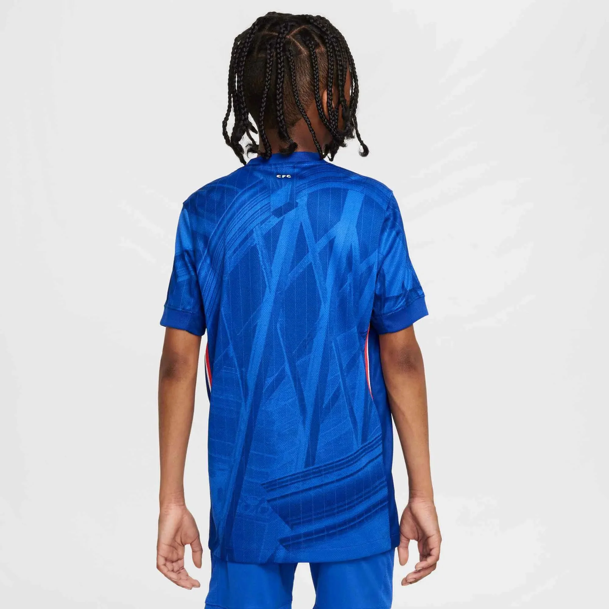 Nike 2025-26 Chelsea Youth Stadium Home Soccer Jersey - Image 4