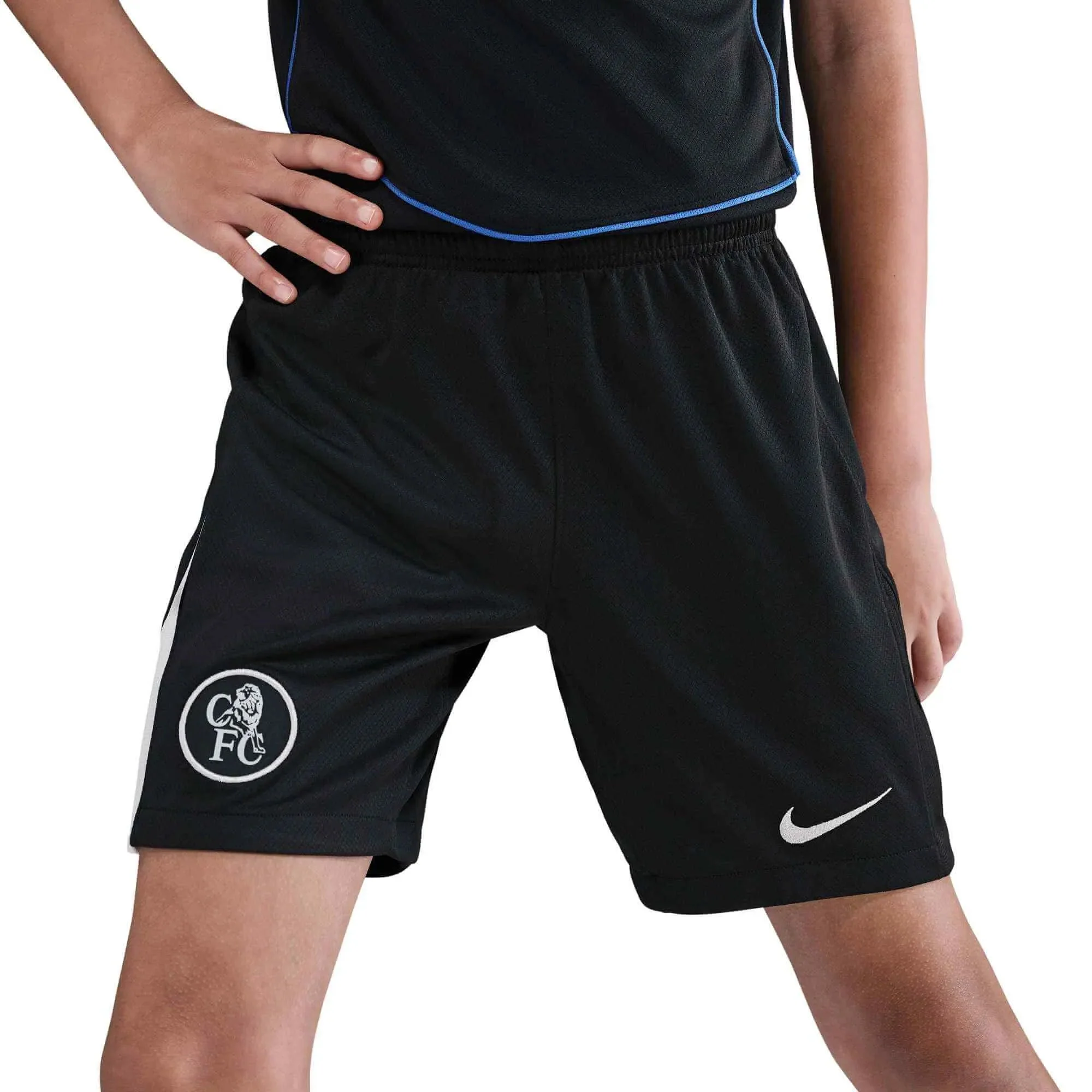 Nike 2025-26 Chelsea Youth Stadium Third Shorts - Image 3