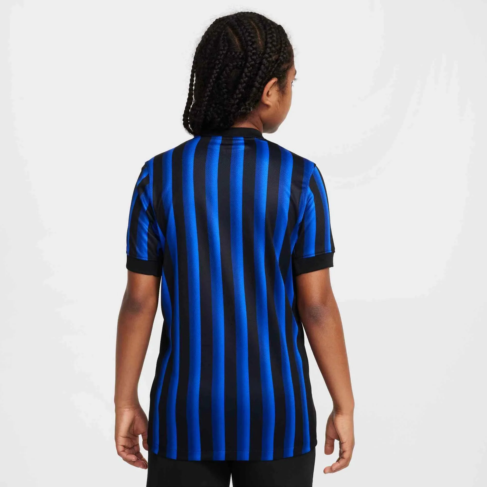 Nike 2025-26 Inter Milan Youth Stadium Home Soccer Jersey - Image 4