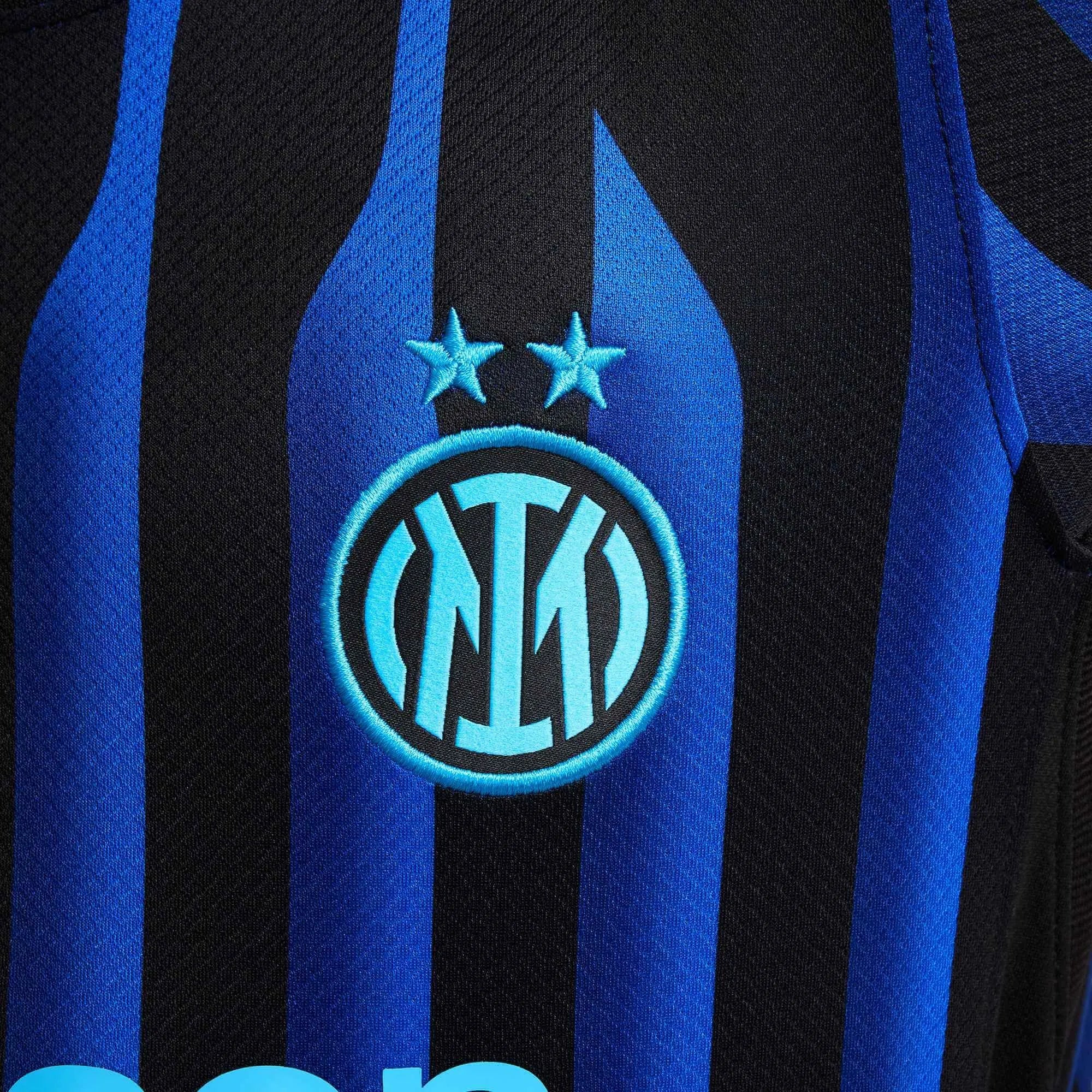 Nike 2025-26 Inter Milan Youth Stadium Home Soccer Jersey - Image 9
