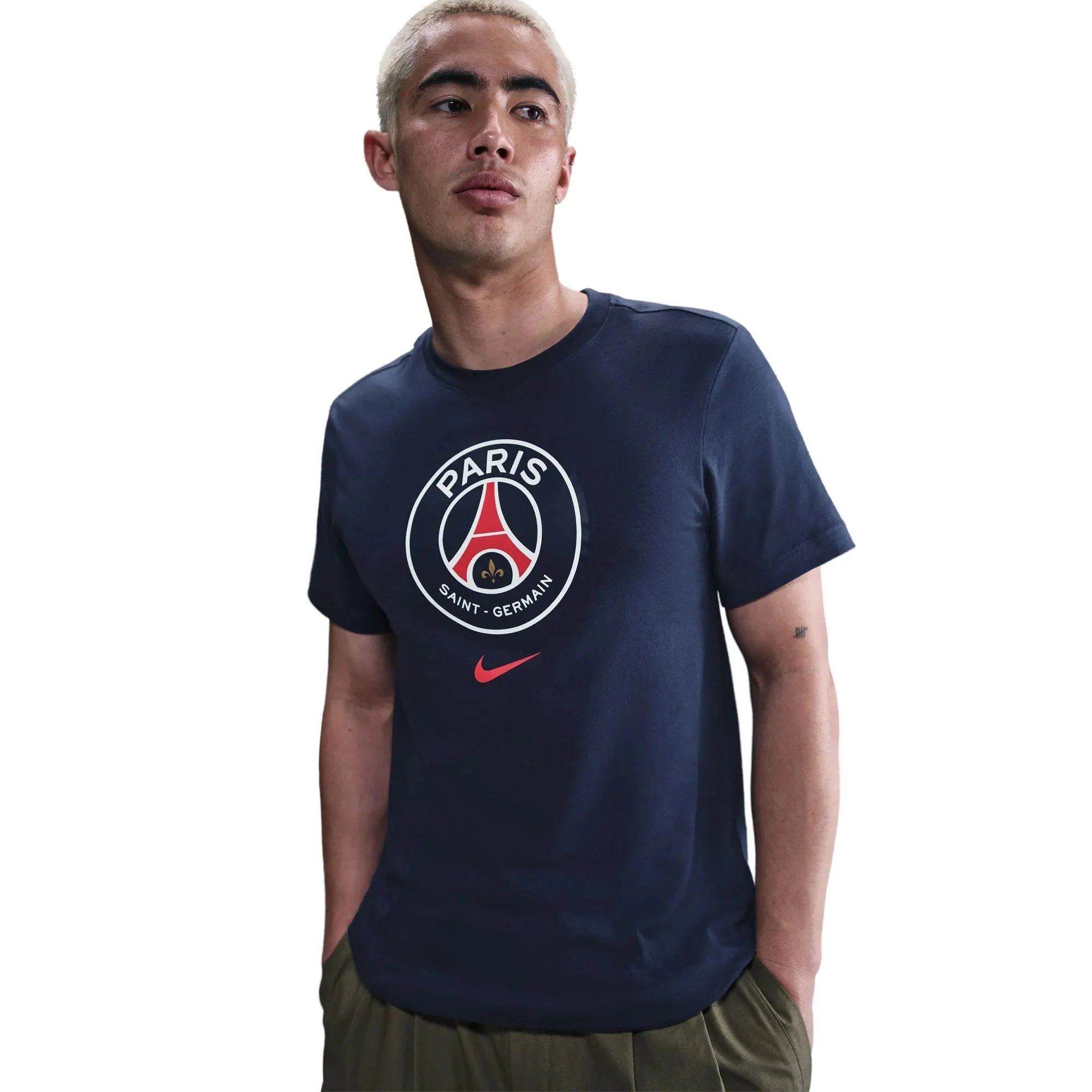 Nike 2025-26 PSG Men's Crest Tee - Image 3