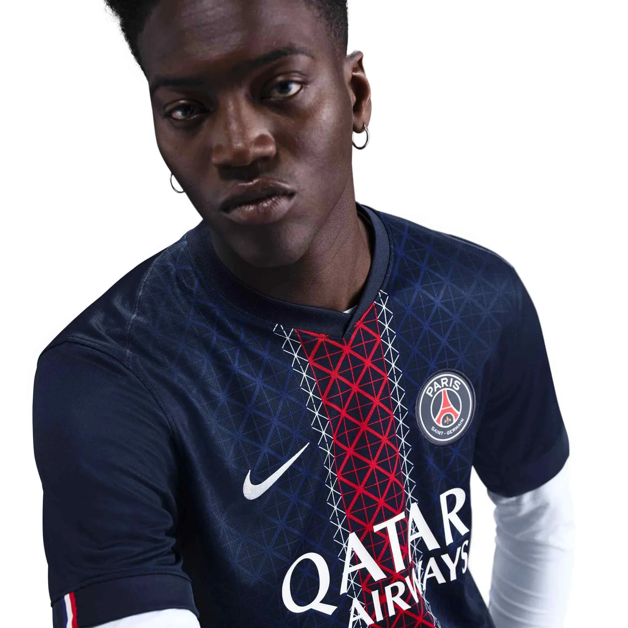 Nike 2025-26 PSG Men's Stadium Home Soccer Jersey - Image 6