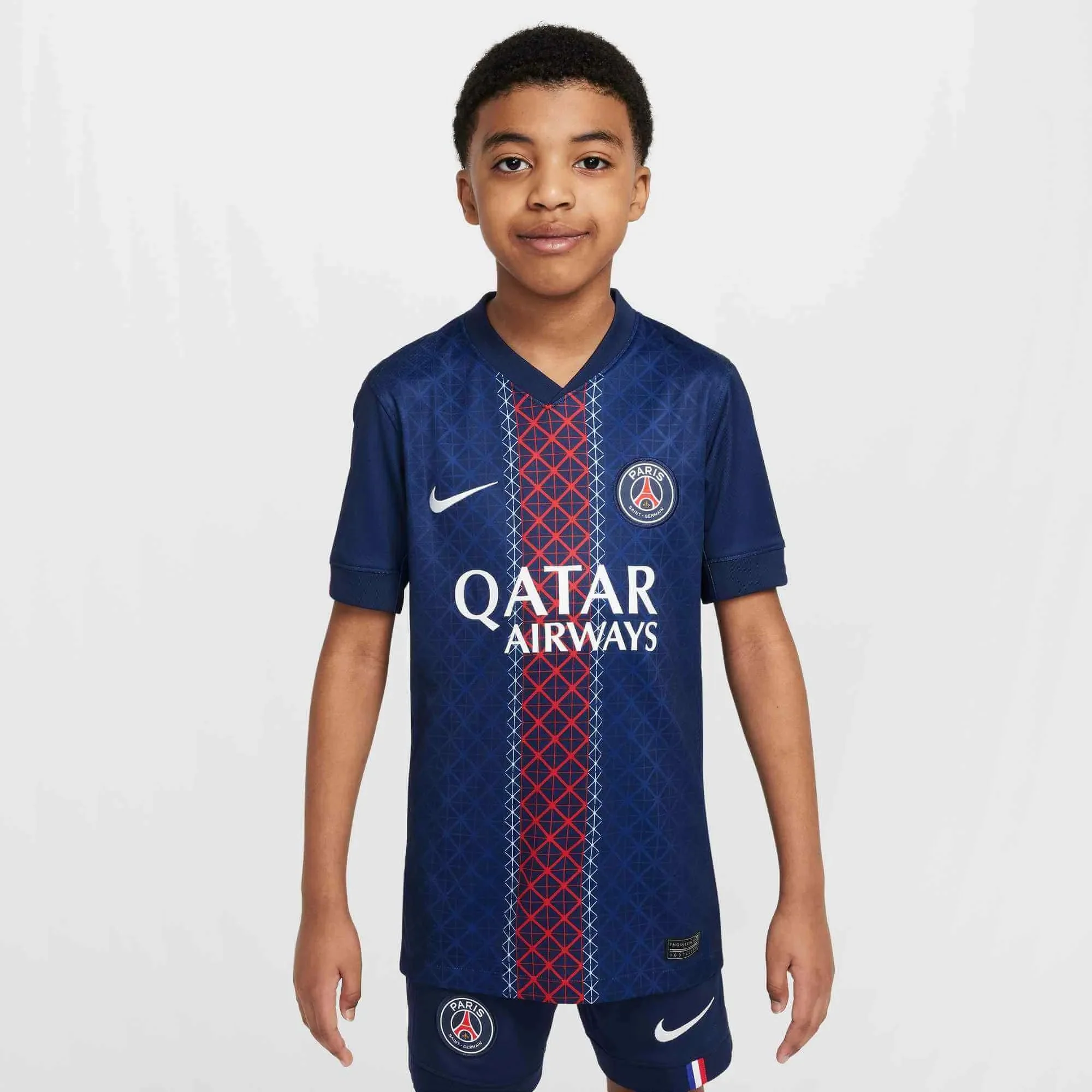 Nike 2025-26 PSG Youth Stadium Home Soccer Jersey - Image 3