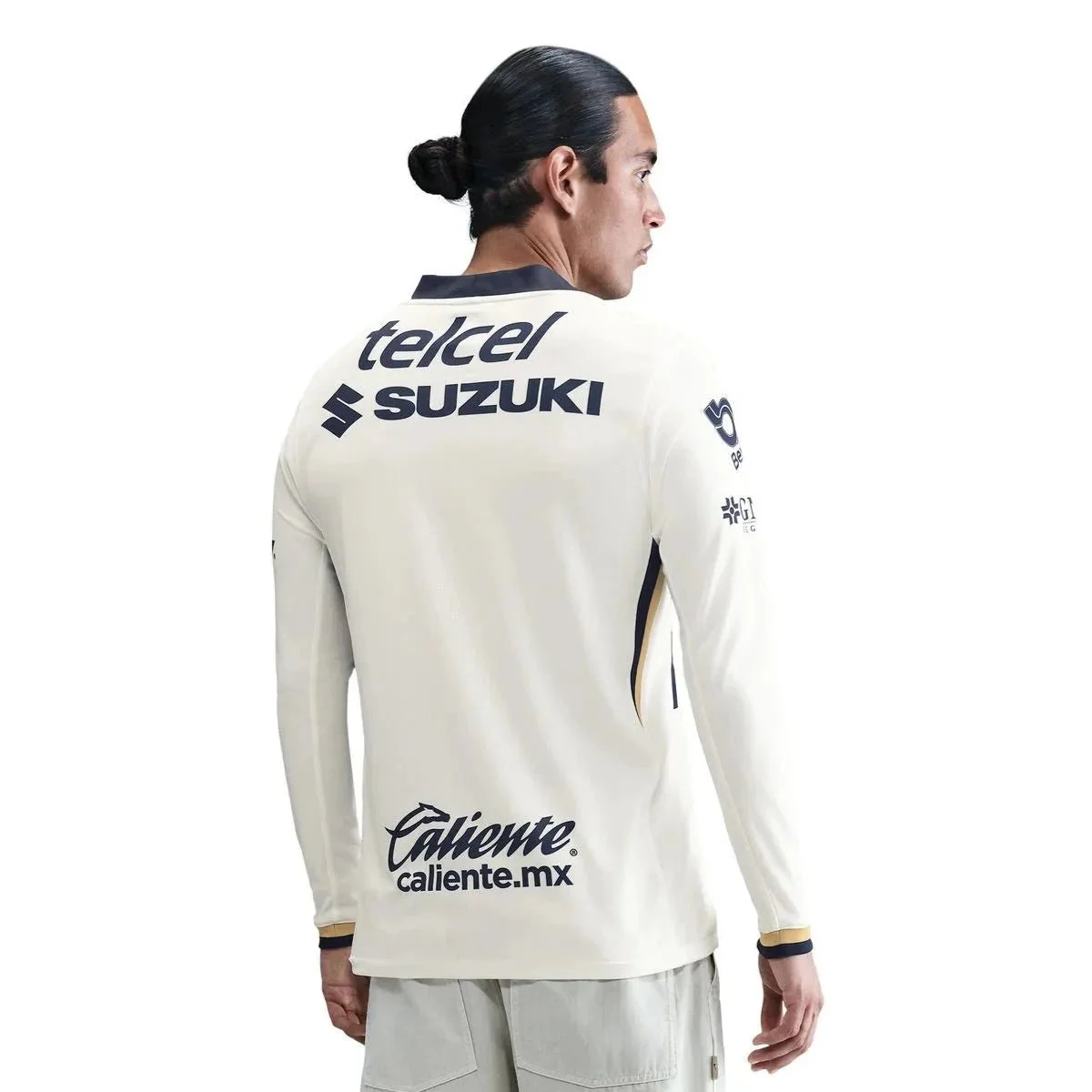 Nike 2025-26 Pumas Men's Stadium Home Long-Sleeve Soccer Jersey - Image 2