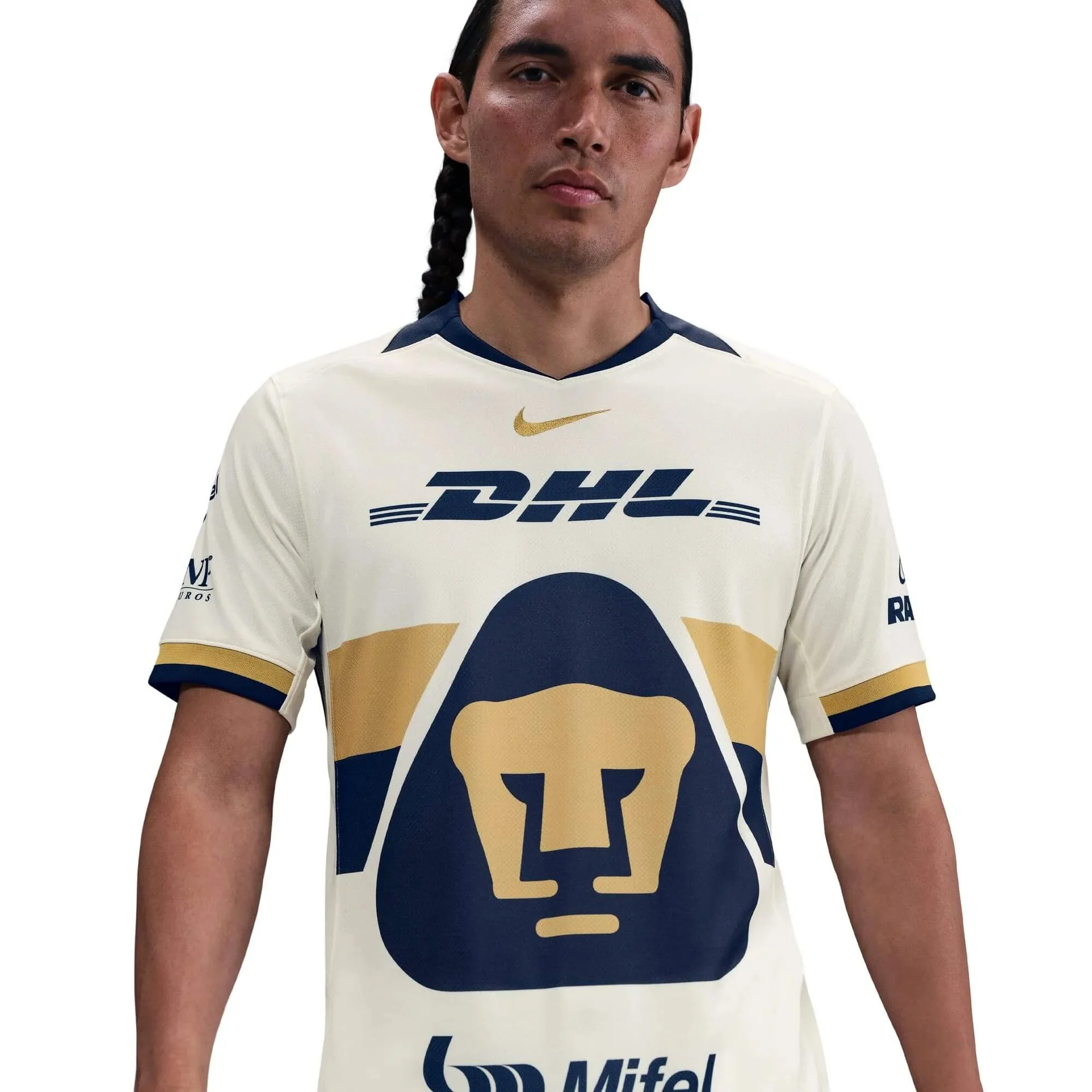 Nike 2025-26 Pumas Men's Stadium Home Soccer Jersey - Image 5