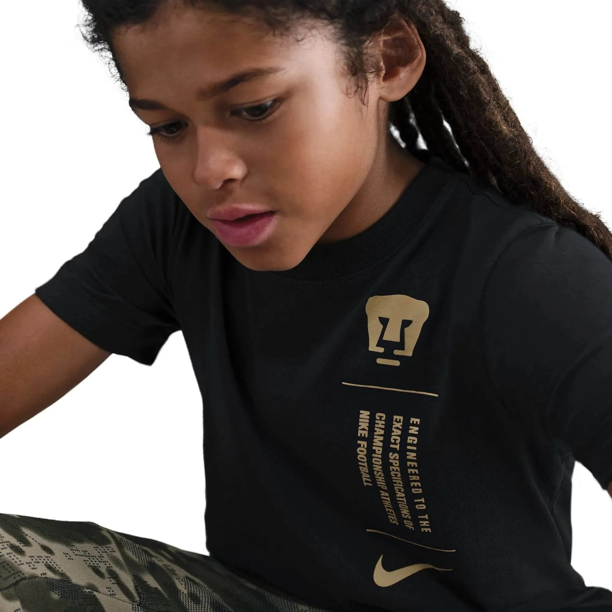Nike 2025-26 Pumas Youth Football Tee - Image 4