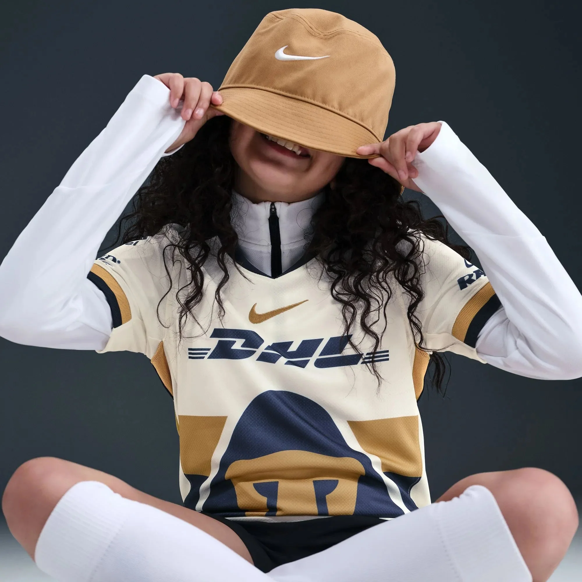 Nike 2025-26 Pumas Youth Stadium Home Soccer Jersey - Image 7