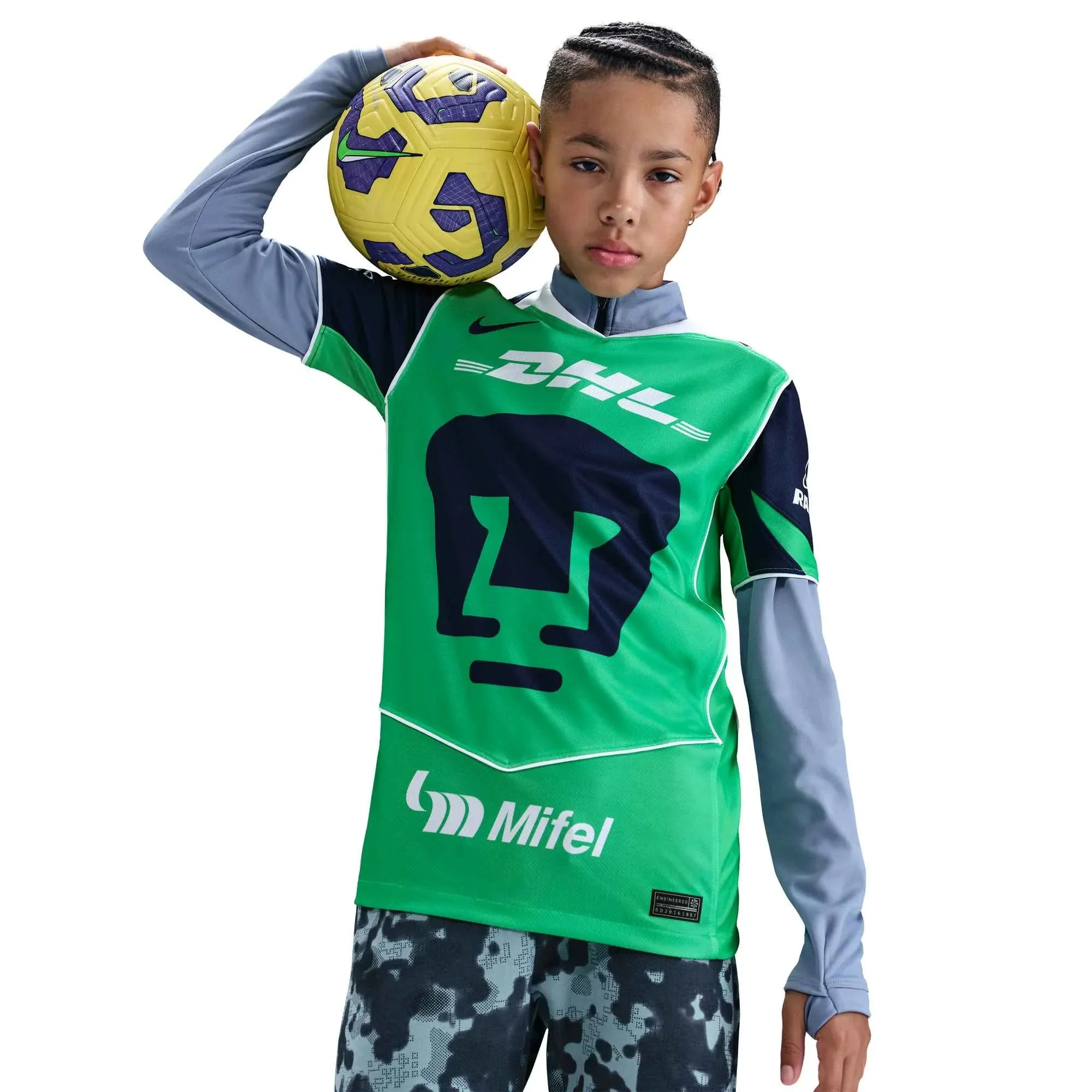 Nike 2025-26 Pumas Youth Stadium Third Soccer Jersey - Image 3