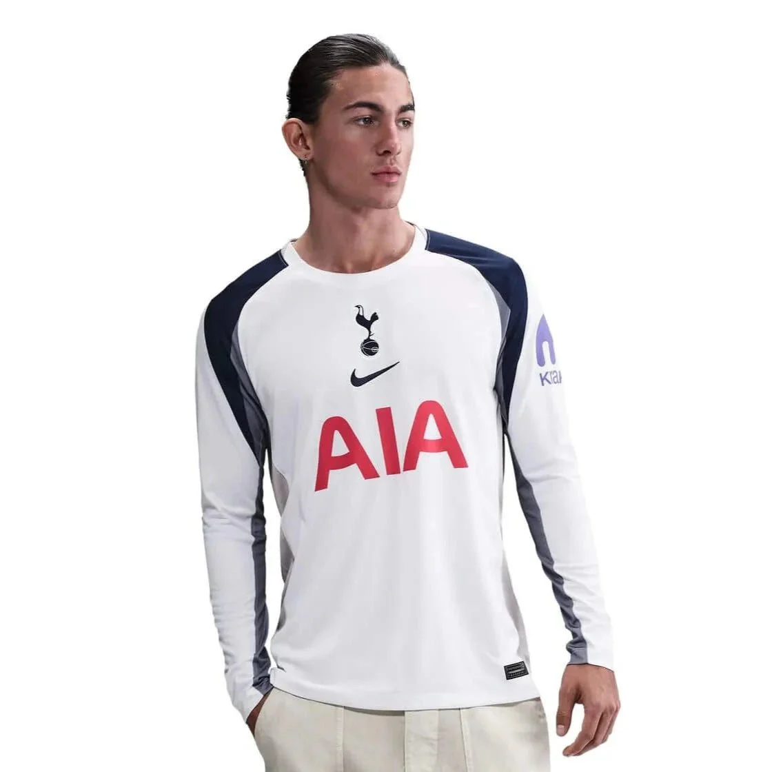 Nike 2025-26 Tottenham Men's Stadium Home Long-Sleeve Soccer Jersey - Image 3
