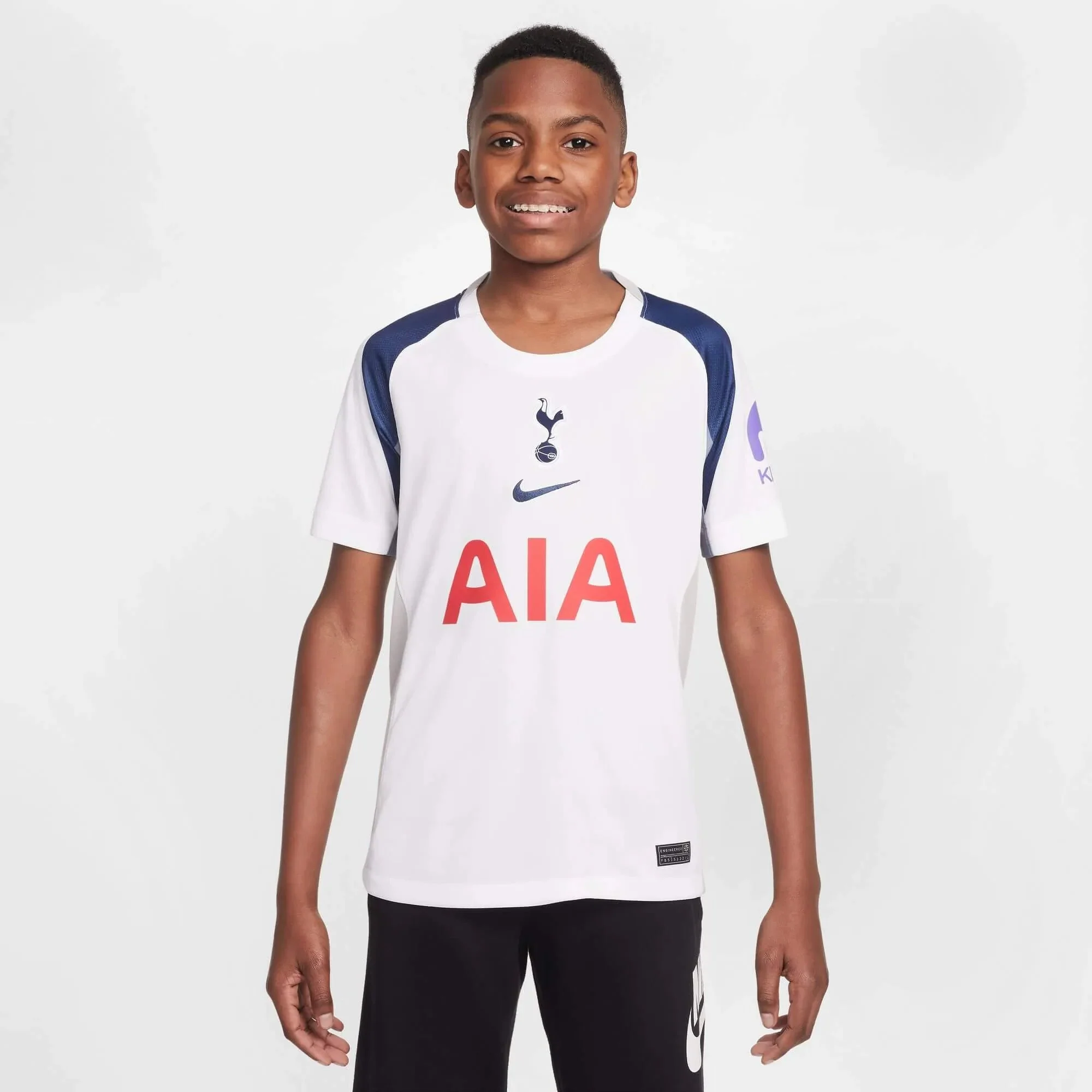 Nike 2025-26 Tottenham Youth Stadium Home Soccer Jersey - Image 3