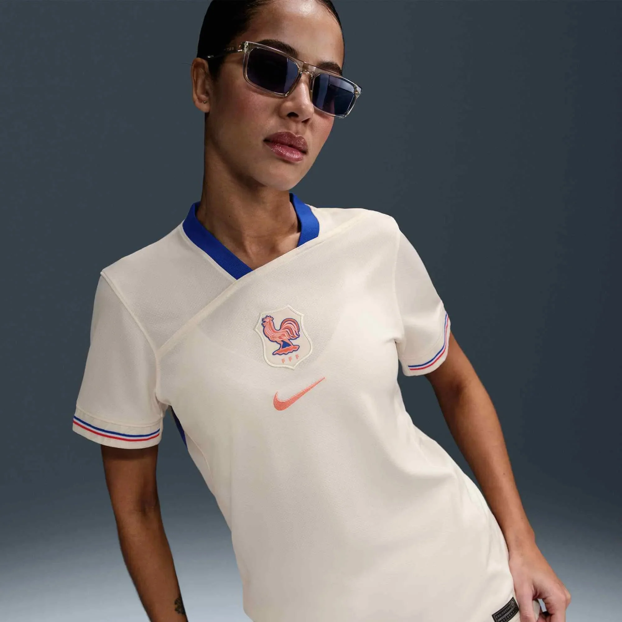 Nike 2025 France Women's Stadium Away Soccer Jersey - Image 3