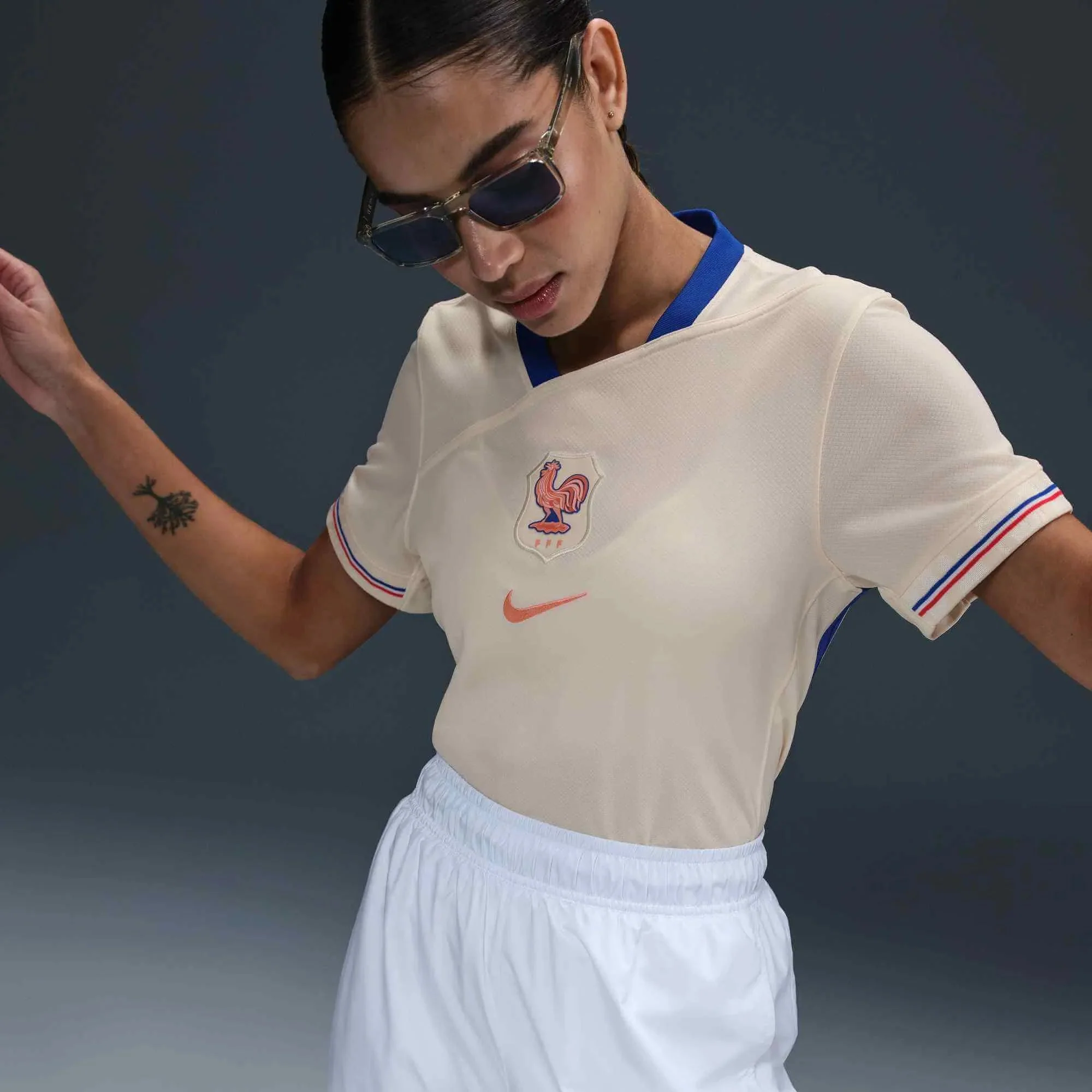 Nike 2025 France Women's Stadium Away Soccer Jersey - Image 4