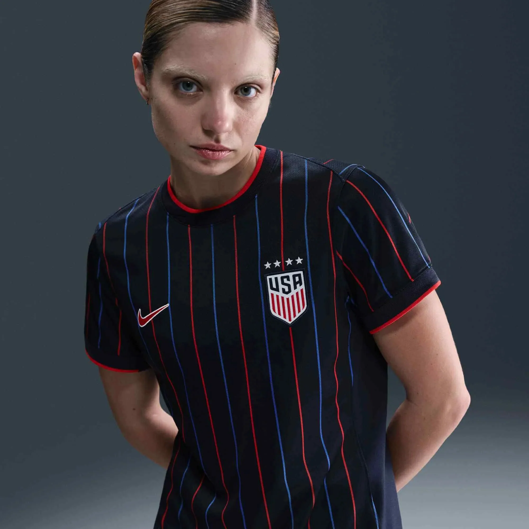 Nike 2025 USA Women's 4-Star Stadium Away Soccer Jersey - Image 3