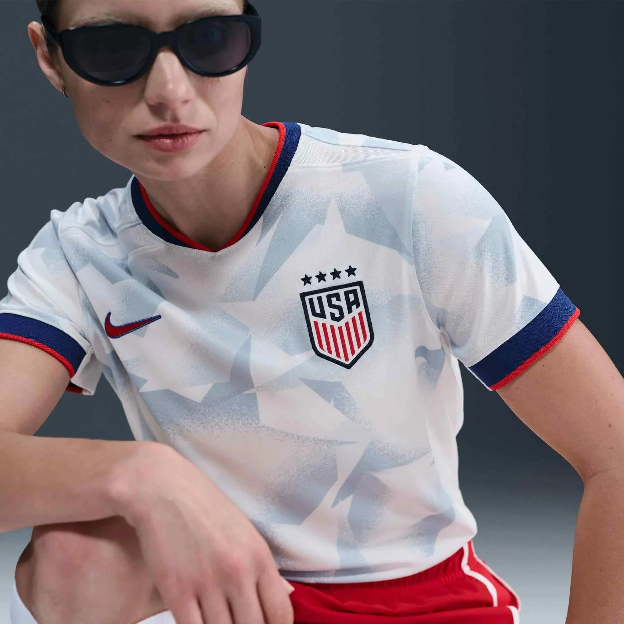 Nike 2025 USA Women's 4-Star Stadium Home Soccer Jersey - Image 5