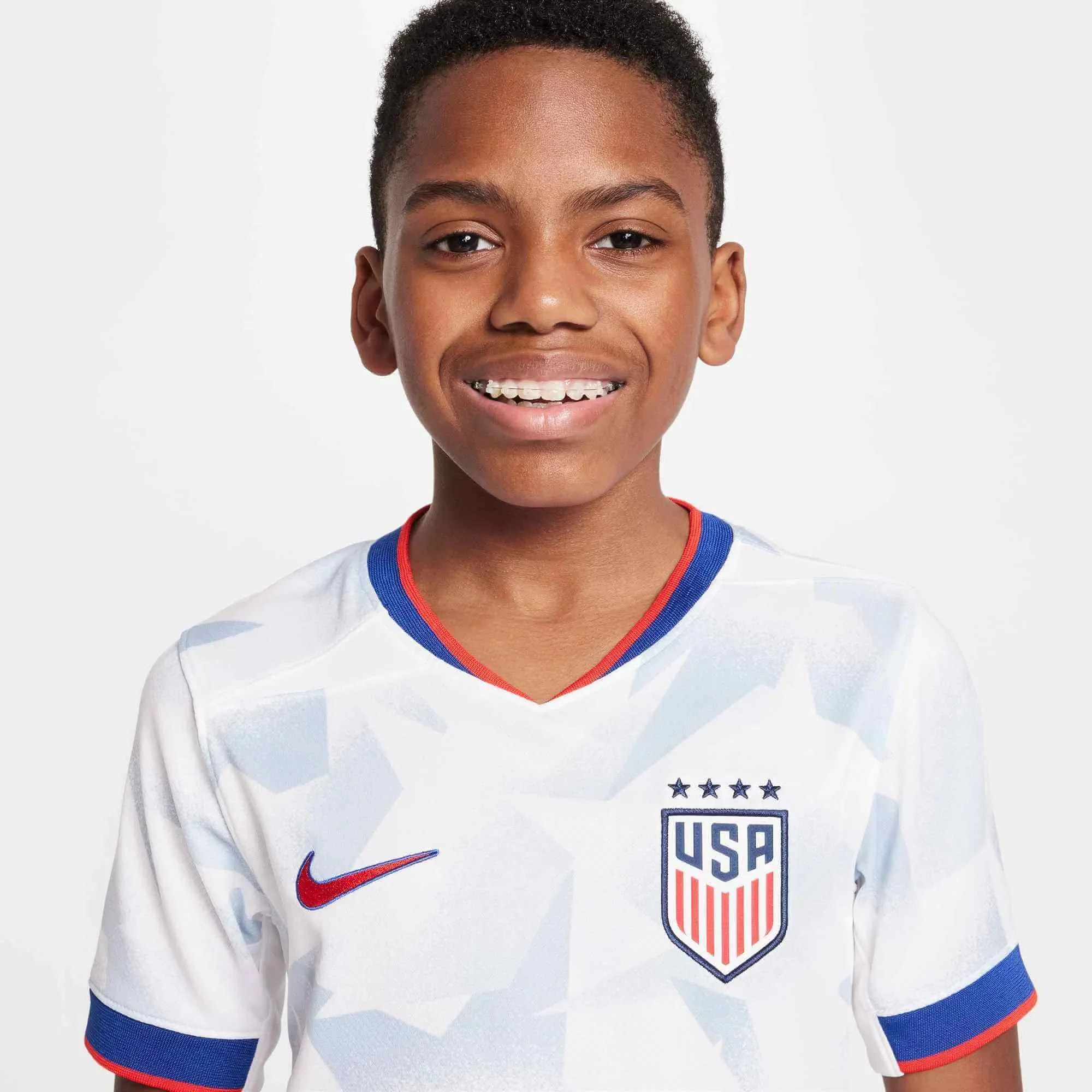 Nike 2025 USA Youth 4-Star Stadium Home Soccer Jersey - Image 3