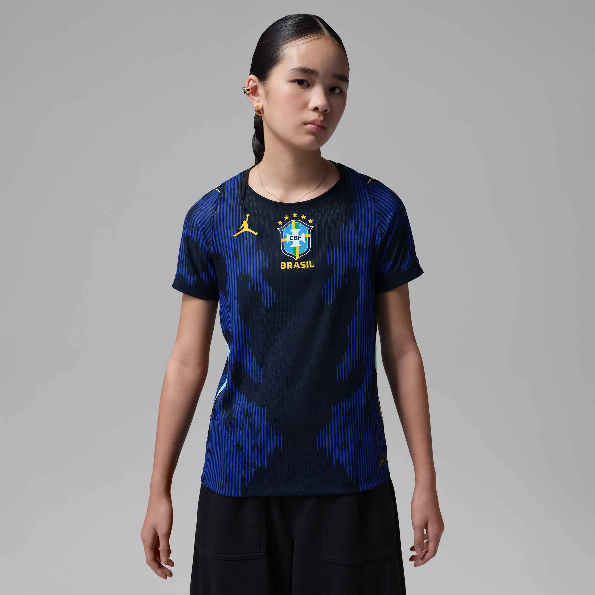 Nike 2026-27 Brazil Youth Authentic Away Soccer Jersey - Image 3