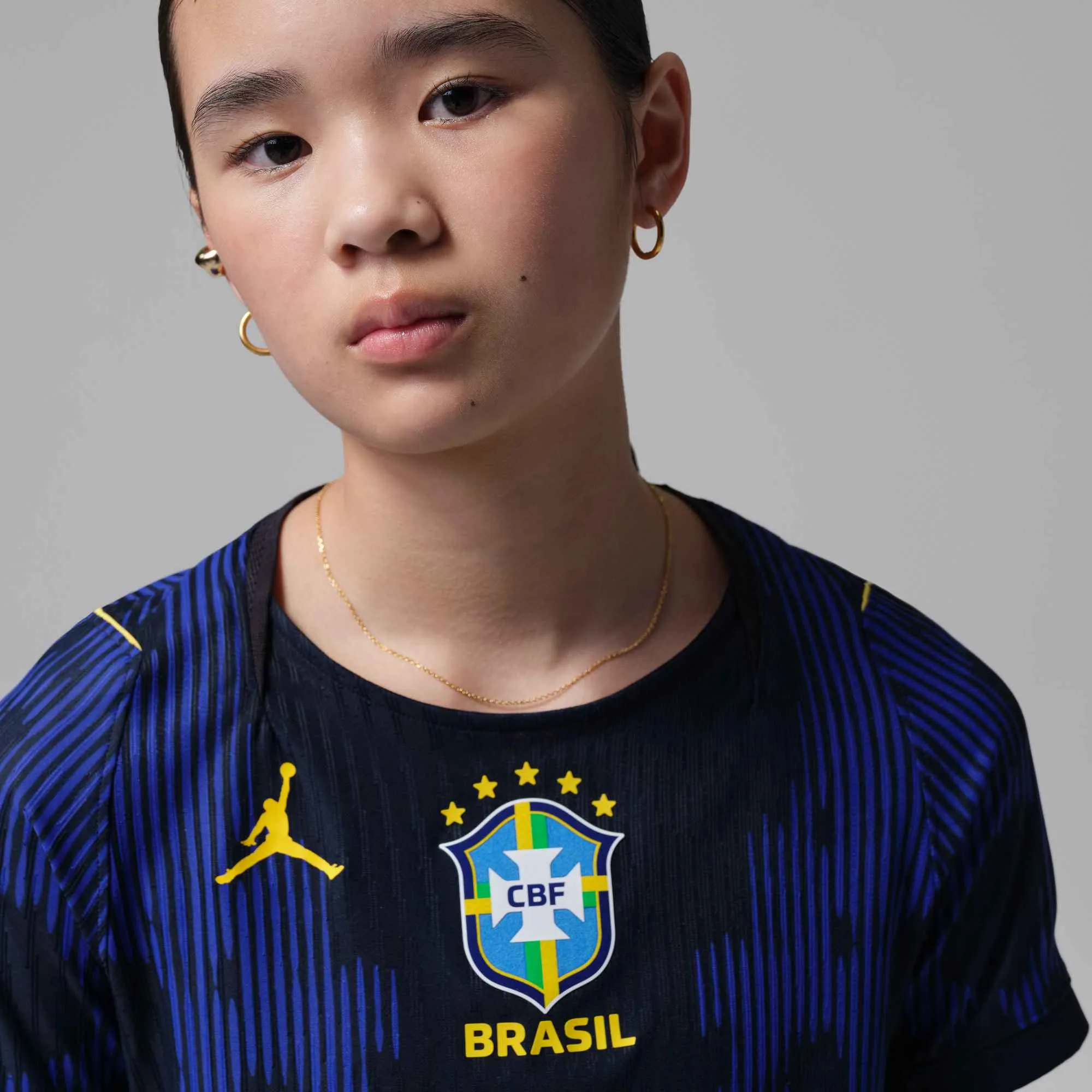Nike 2026-27 Brazil Youth Authentic Away Soccer Jersey - Image 5