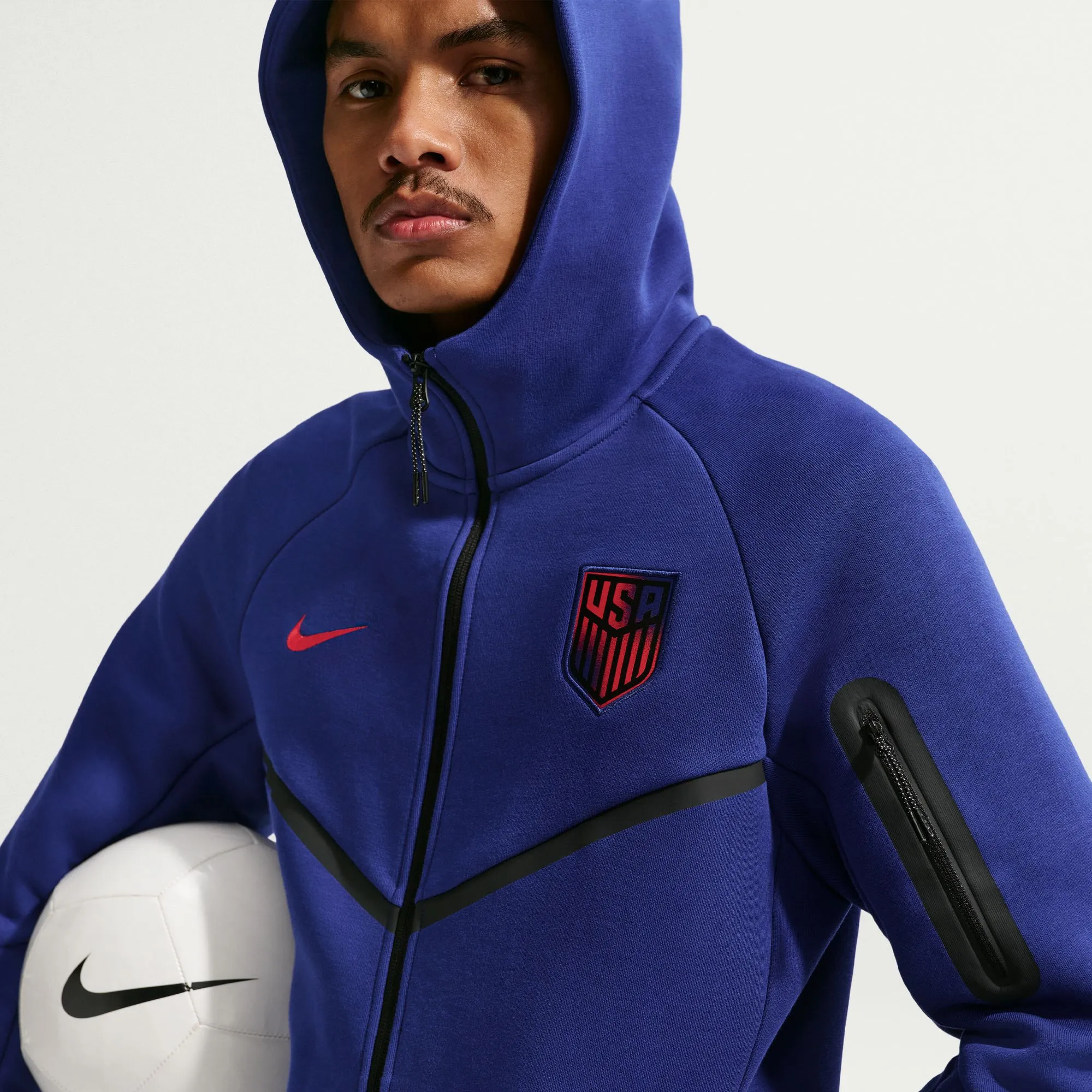 Nike 2026-27 USMNT Men's Full-Zip Tech Fleece Hoodie - Image 5