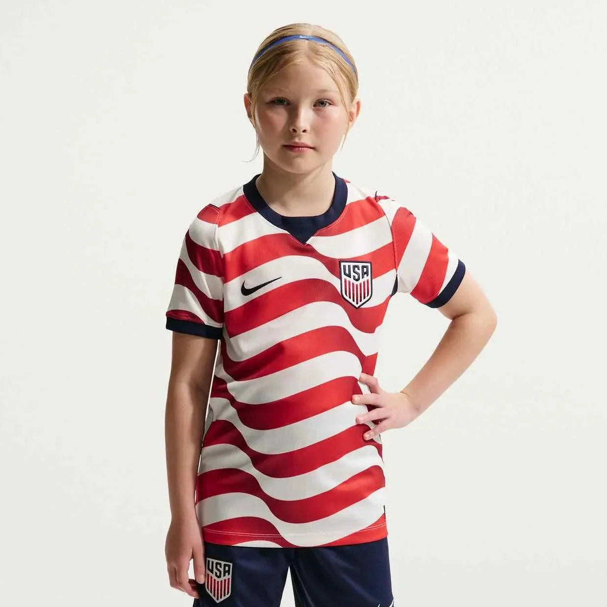 Nike 2026-27 USMNT Youth Stadium Home Soccer Jersey - Image 3