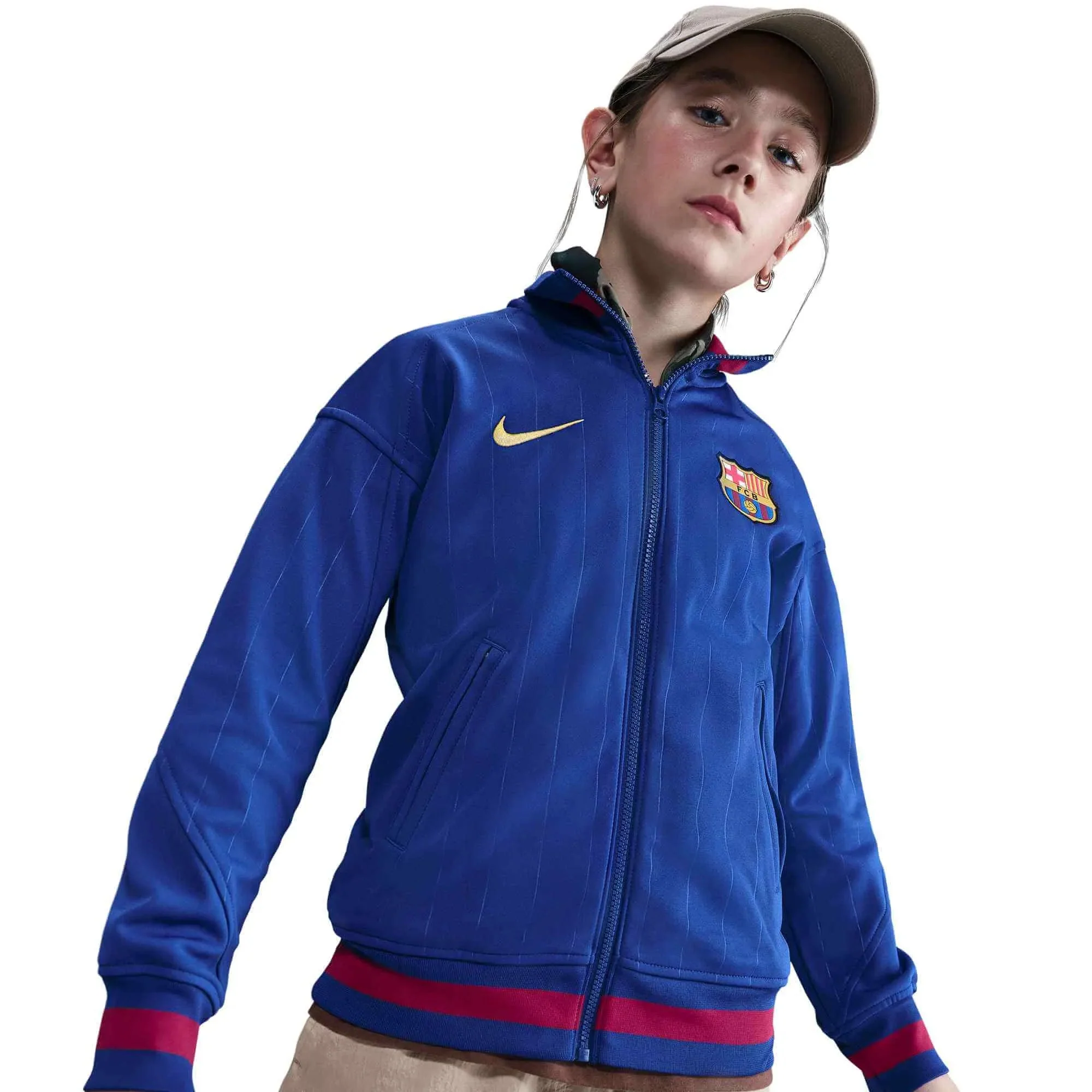 Nike 2025-26 Barcelona Youth Academy Pro Anthem Jacket - Image 3