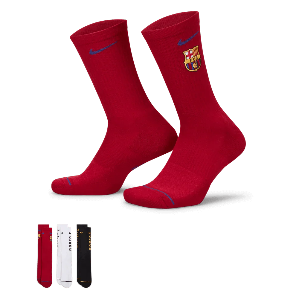 Nike Barcelona Everyday Socks 3 Pairs - Image 2