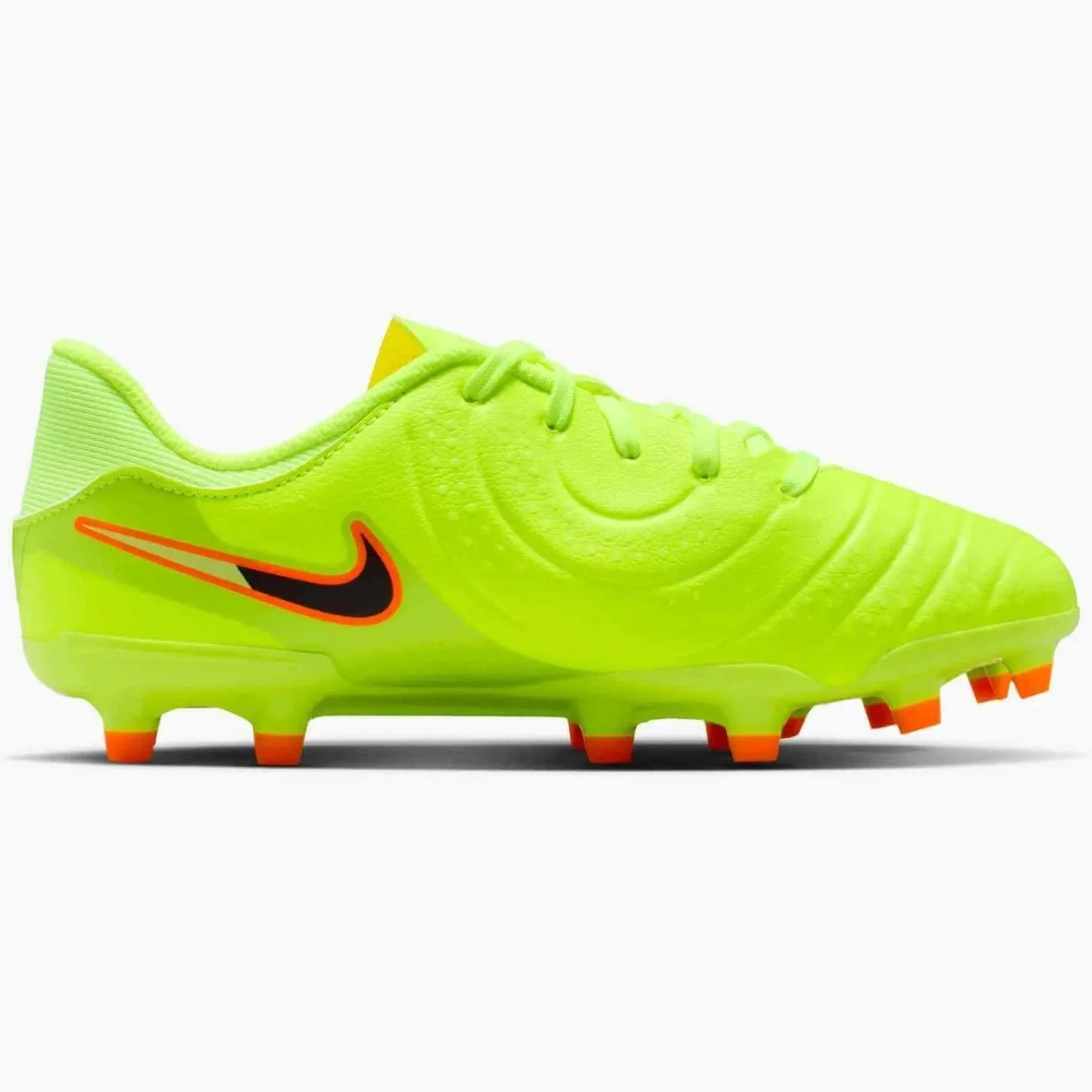 Nike Junior Legend 10 Academy Firm/Multi Ground Soccer Cleats - Max Voltage Pack (HO25) - Image 2
