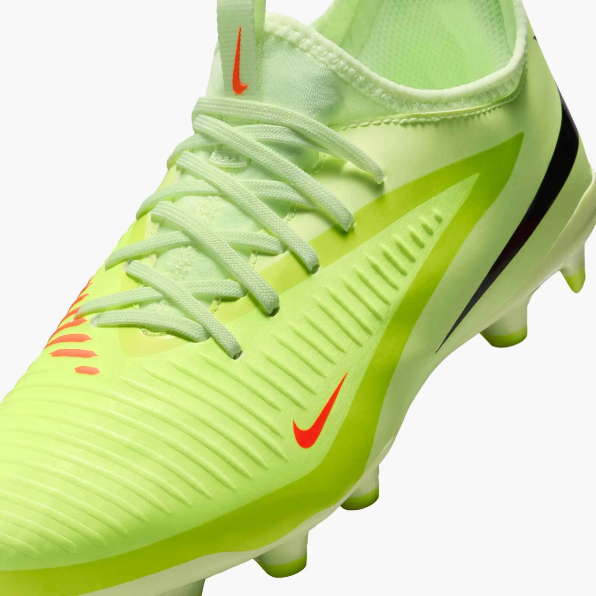 Nike Junior Phantom 6 Low Academy Firm/Multi Ground Soccer Cleats - Max Voltage Pack (HO25) - Image 8