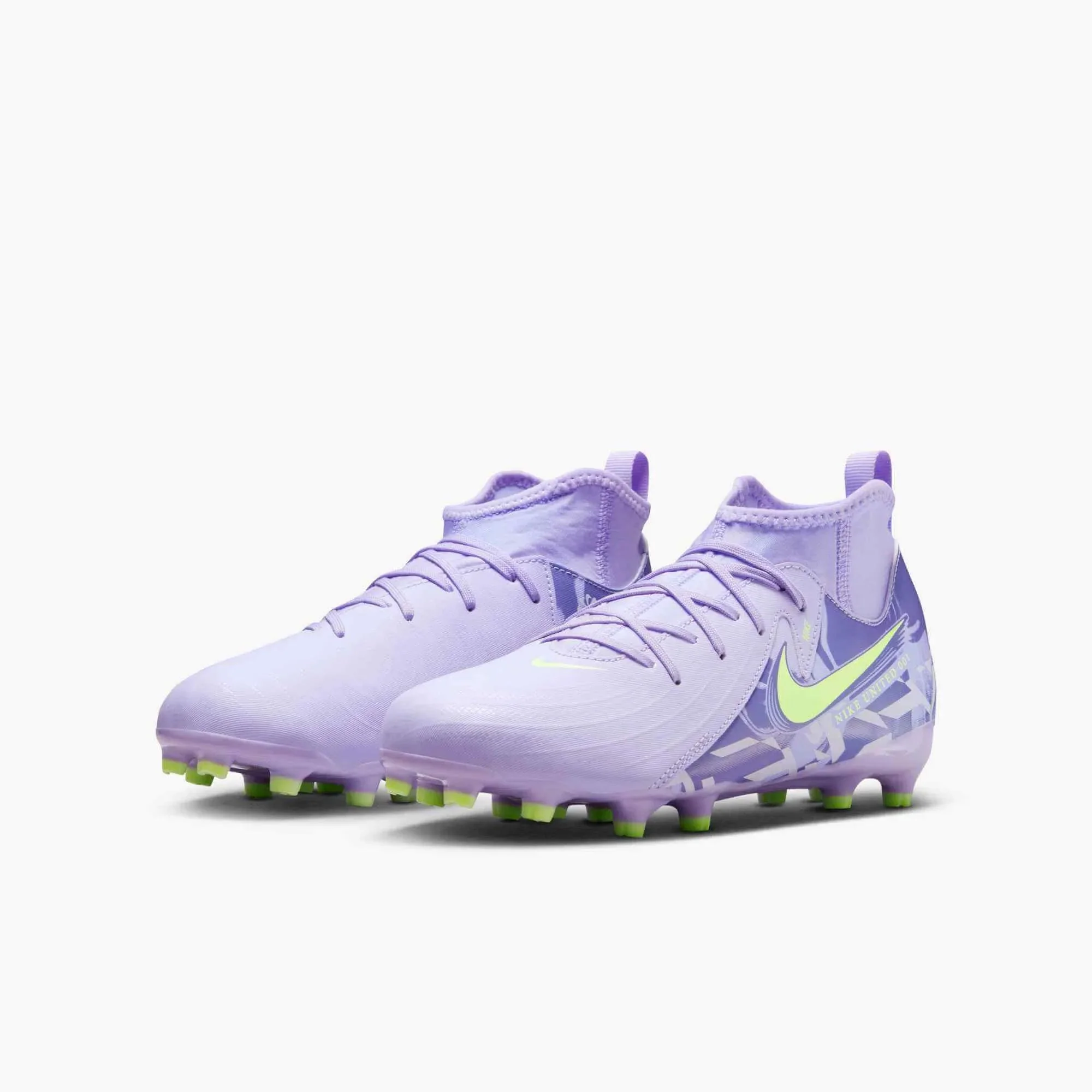 Nike Junior Phantom Luna II Academy NU1 Firm Ground Soccer Cleats - United Pack (SP25) - Image 2