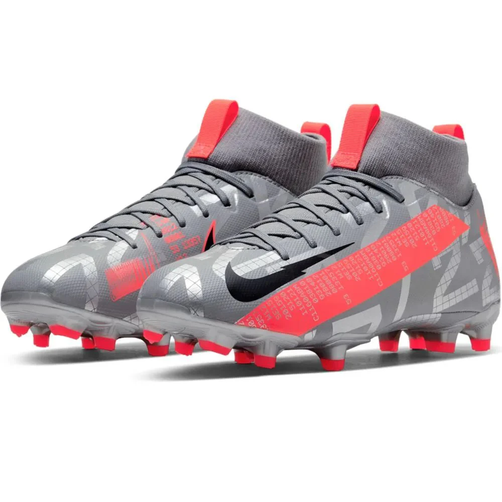 Nike JR Superfly 7 Academy FG - Grey-Red - Image 3