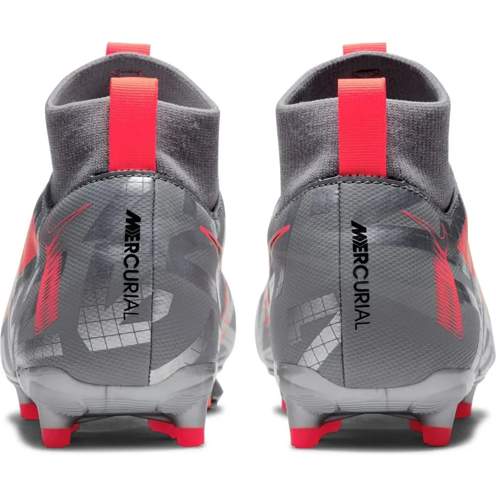 Nike JR Superfly 7 Academy FG - Grey-Red - Image 6