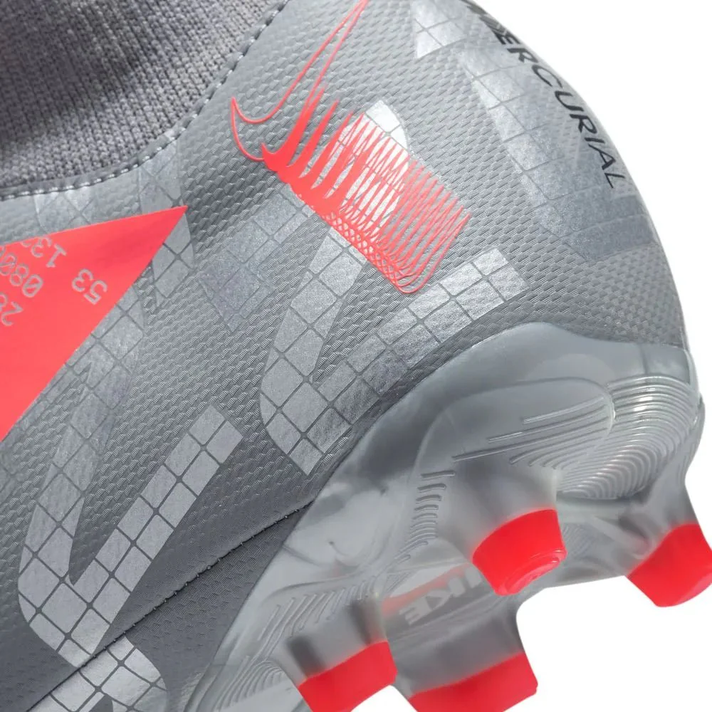 Nike JR Superfly 7 Academy FG - Grey-Red - Image 8