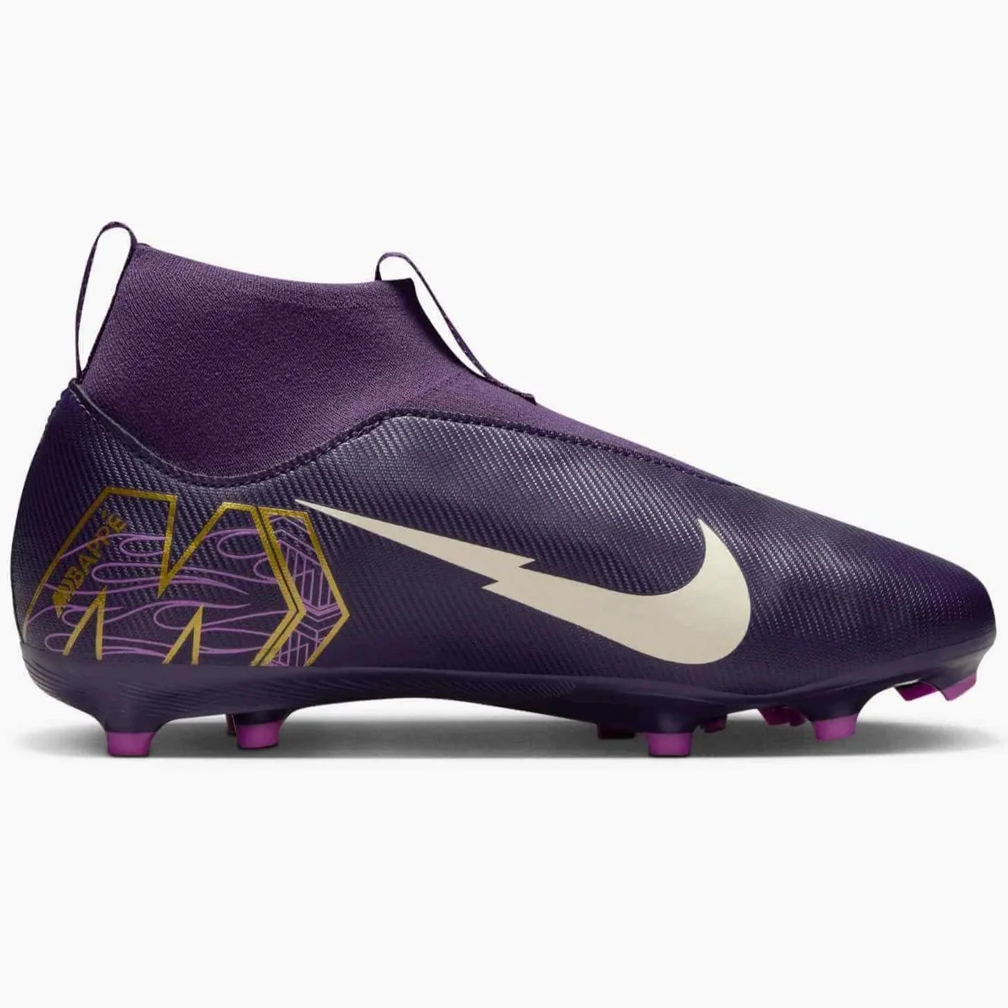 Nike Junior Zoom Superfly 10 Academy KM Firm/Multi Ground Soccer Cleats - Mbappe PE (SU25) - Image 2