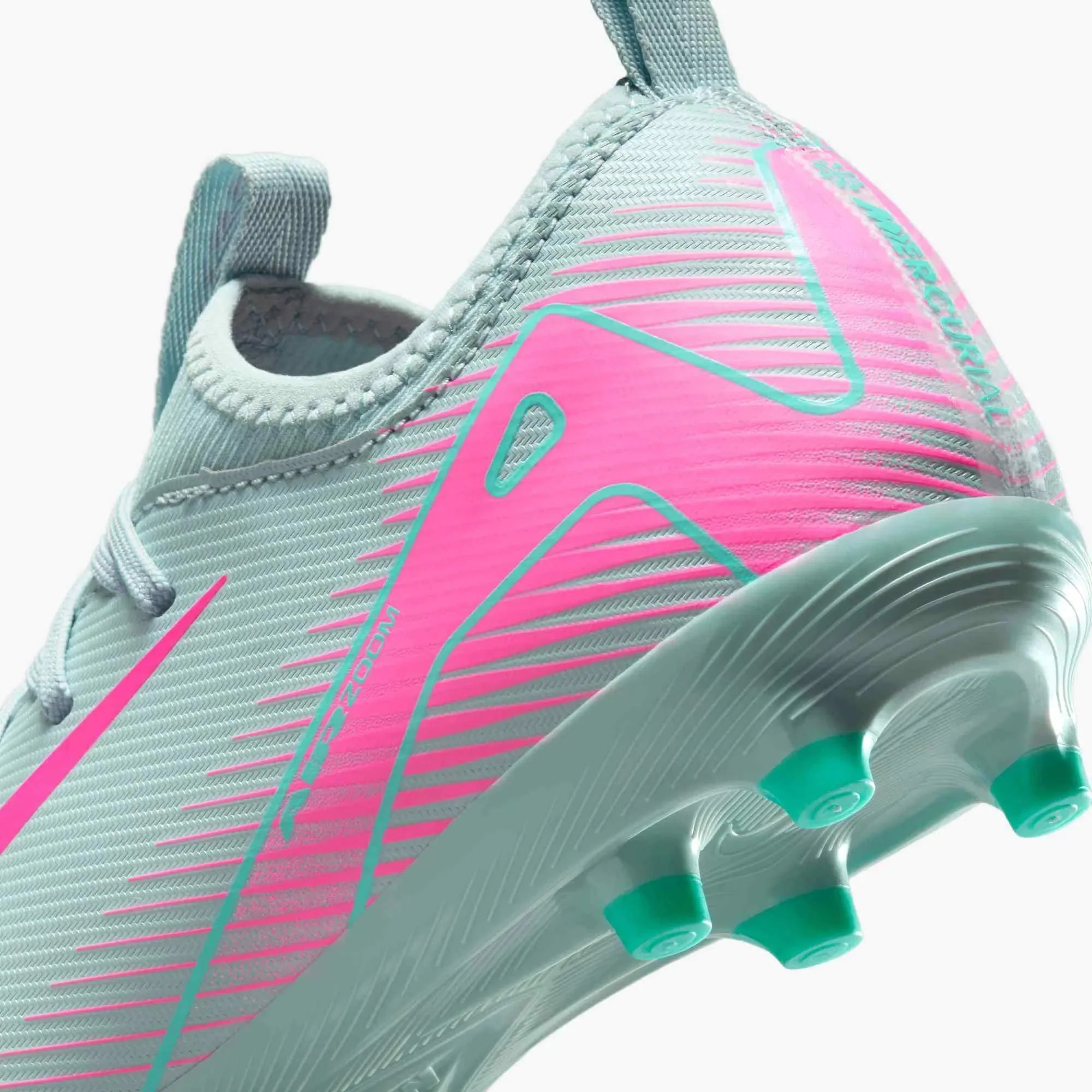 Nike Junior Zoom Vapor 16 Academy Firm/Multi Ground Soccer Cleats - Prism Pack (SU25) - Image 9