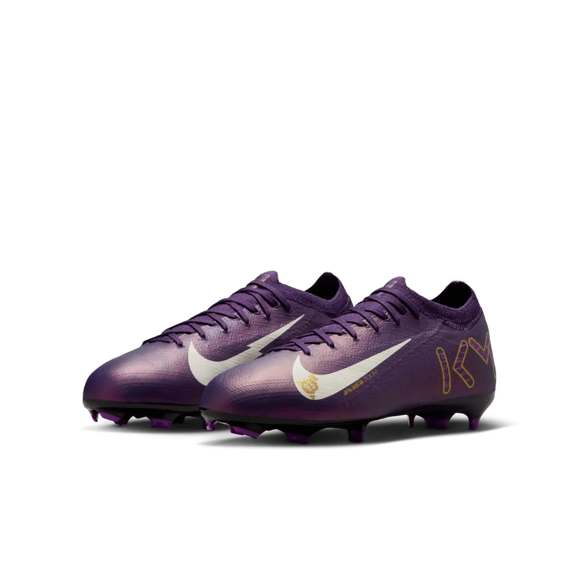 Nike Junior Zoom Vapor 16 Pro KM Firm Ground Soccer Cleats - Mbappe PE (SU25) - Image 3