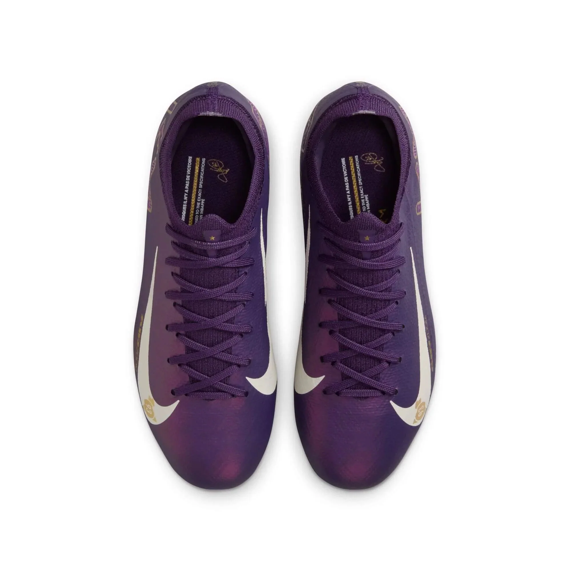 Nike Junior Zoom Vapor 16 Pro KM Firm Ground Soccer Cleats - Mbappe PE (SU25) - Image 4